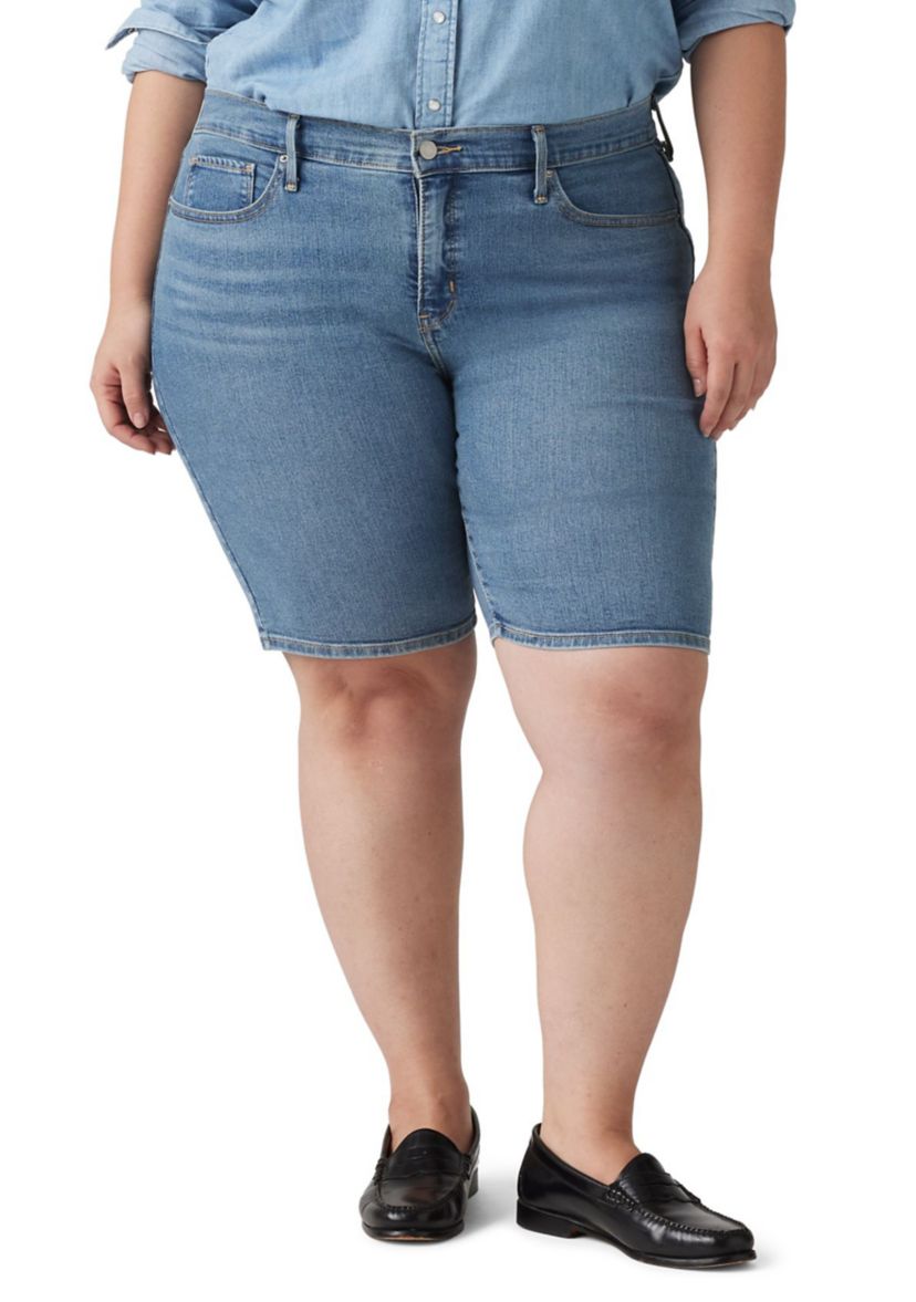 Plus Size Shaping Bermuda Shorts