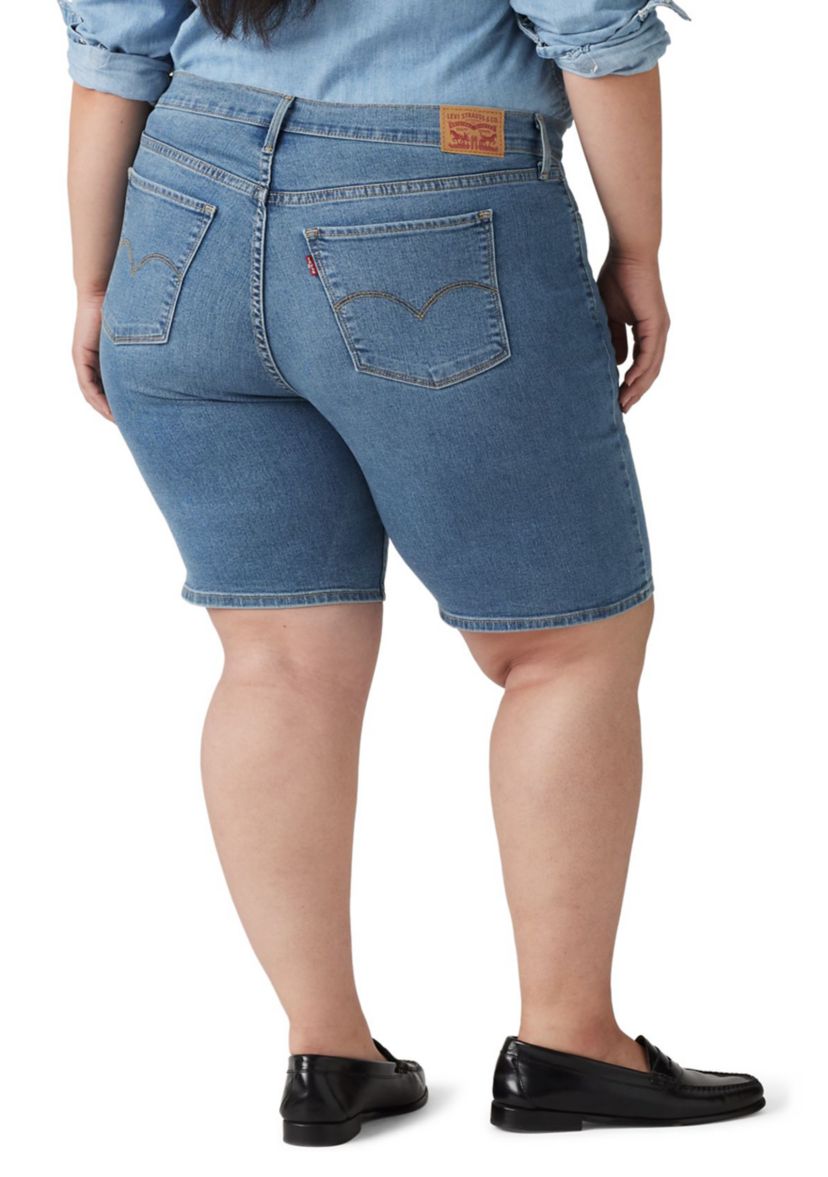Plus Size Shaping Bermuda Shorts
