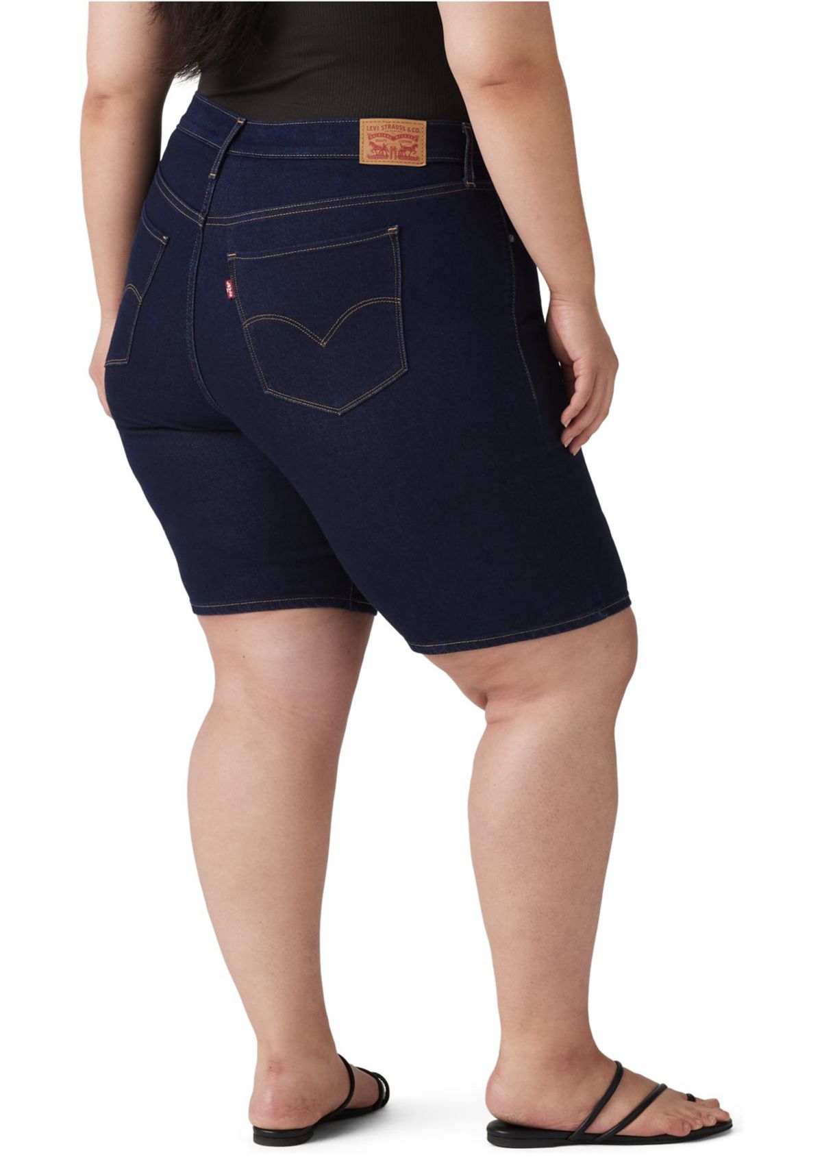 Plus Size Shaping Bermuda Shorts