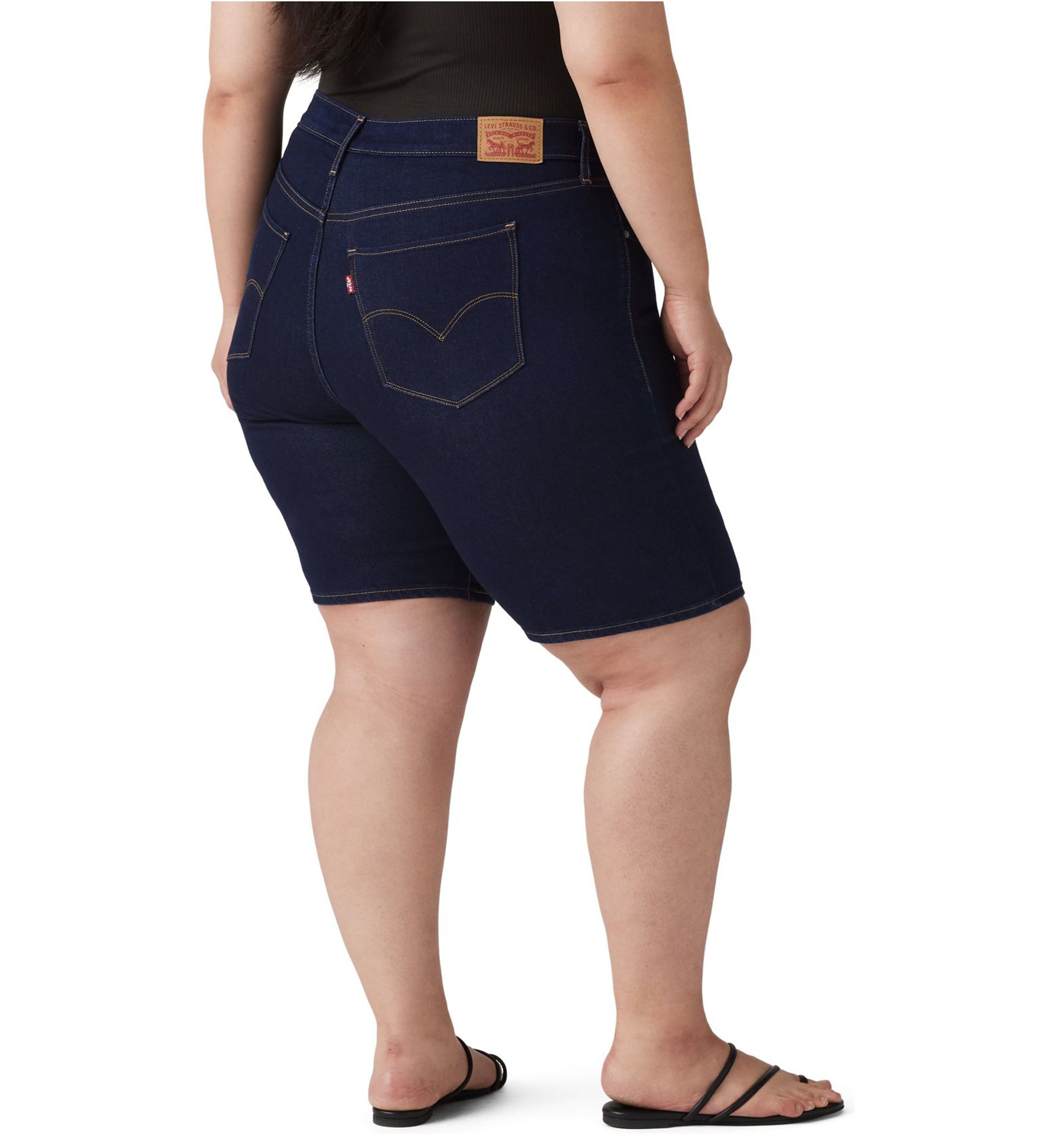 Plus Size Shaping Bermuda Shorts