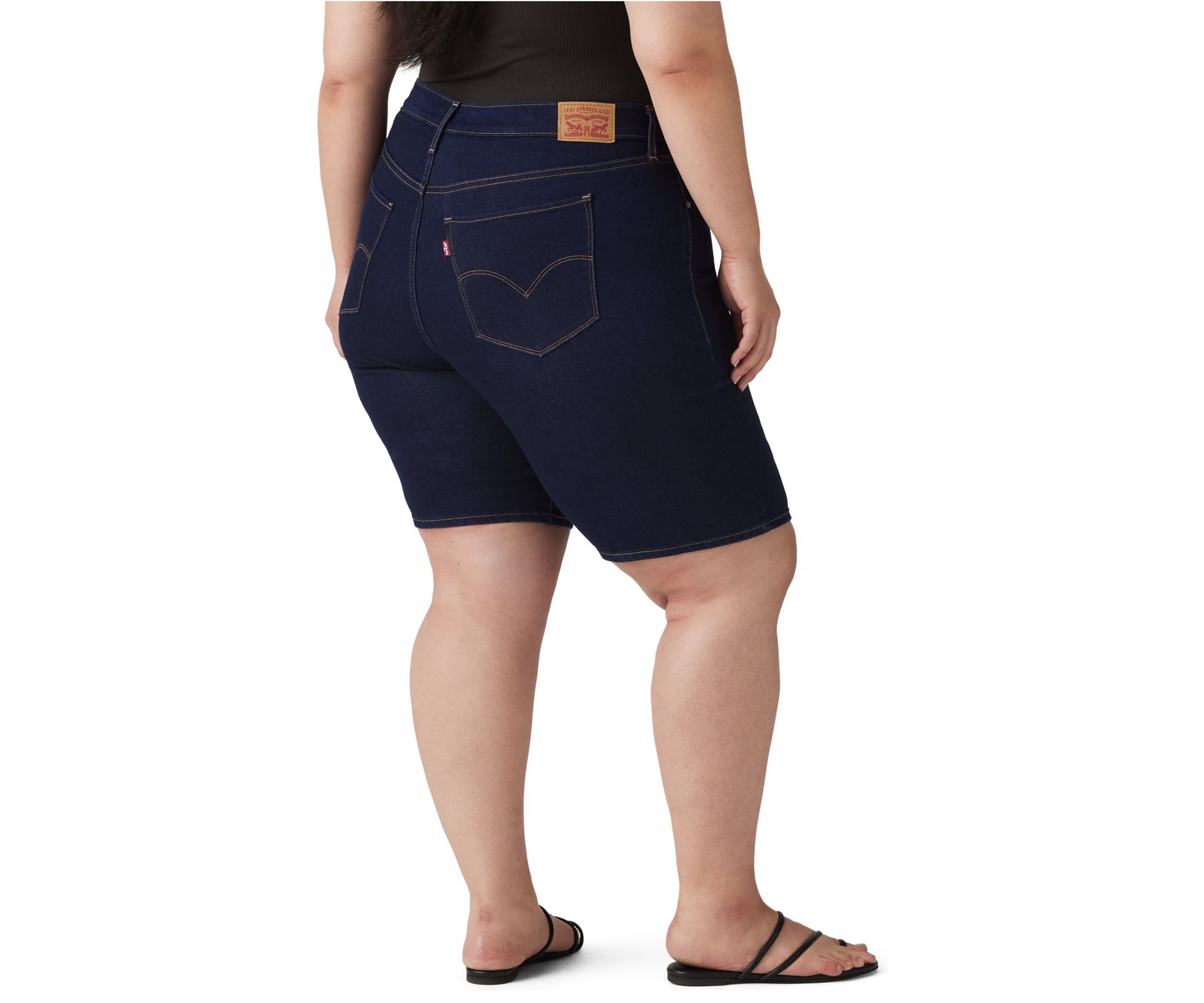 Plus Size Shaping Bermuda Shorts