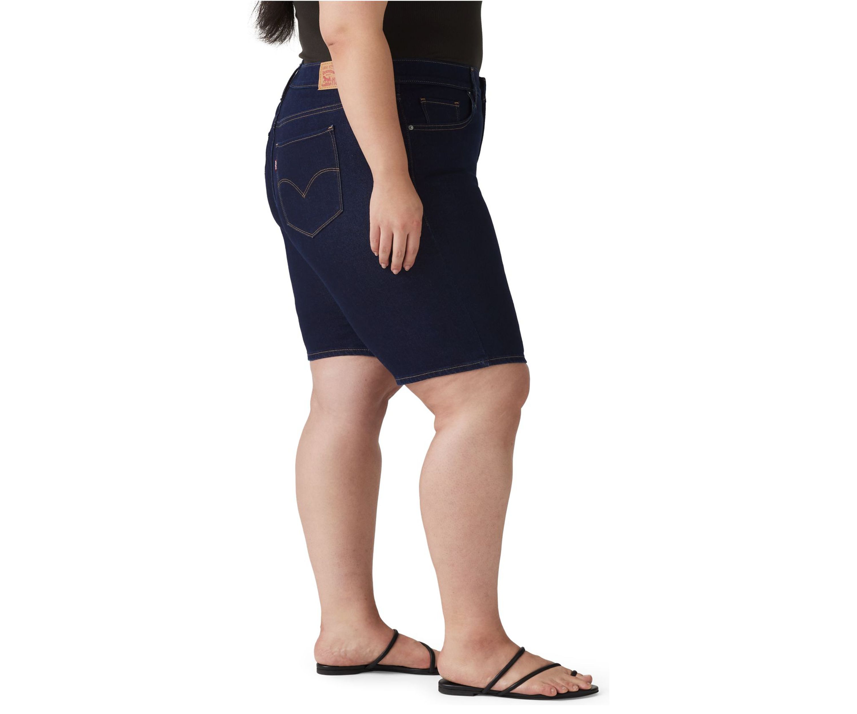 Plus Size Shaping Bermuda Shorts