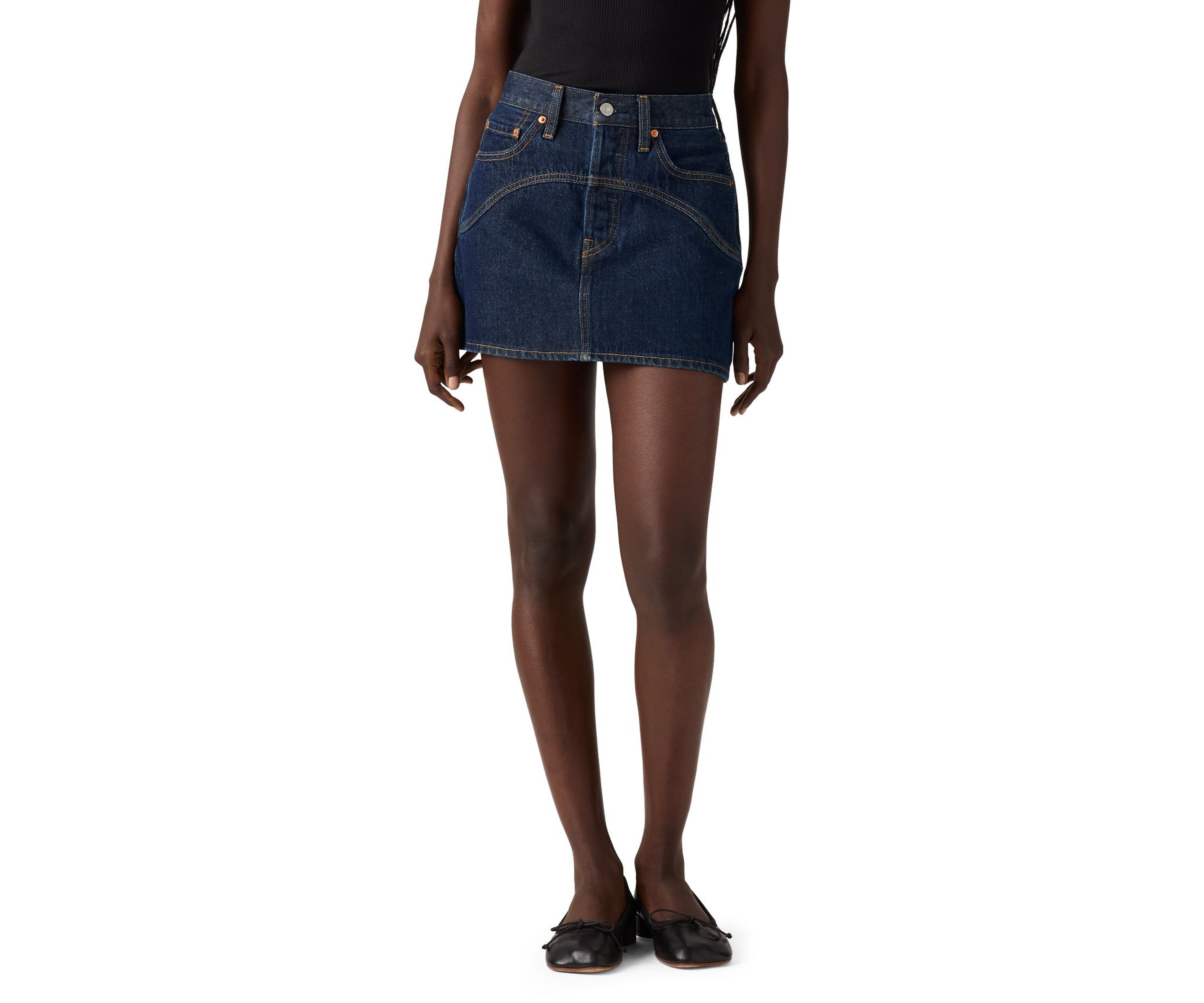Pleated Mini Skirt