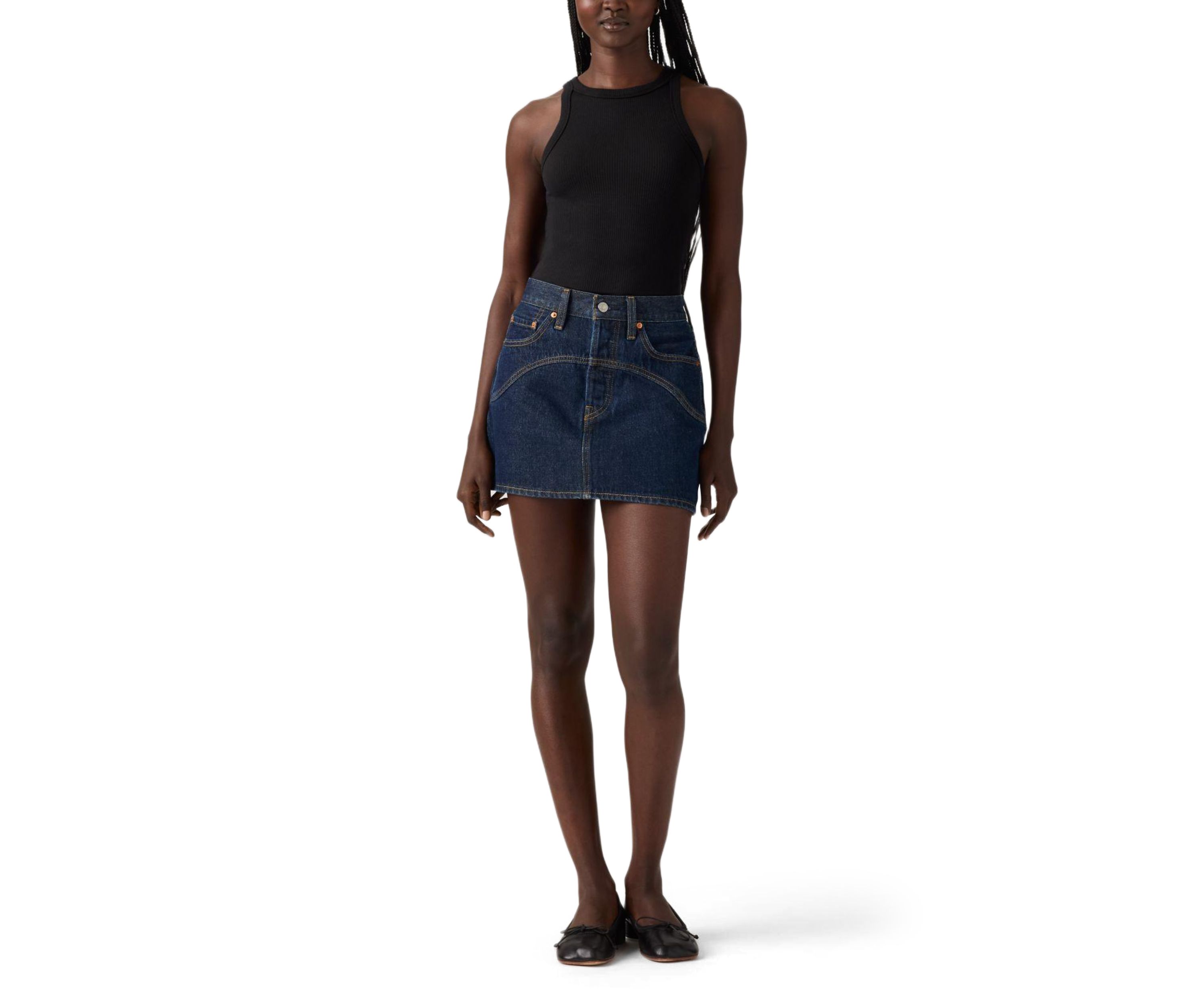 Pleated Mini Skirt
