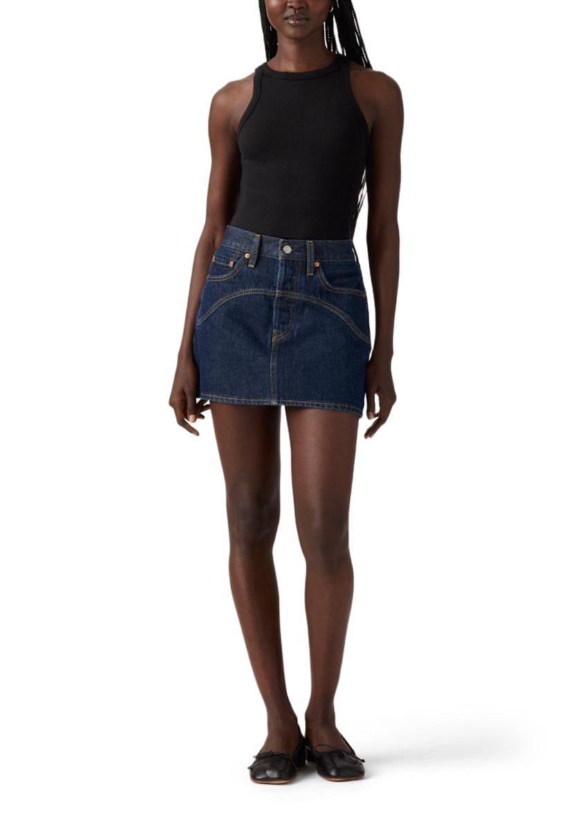 Pleated Mini Skirt