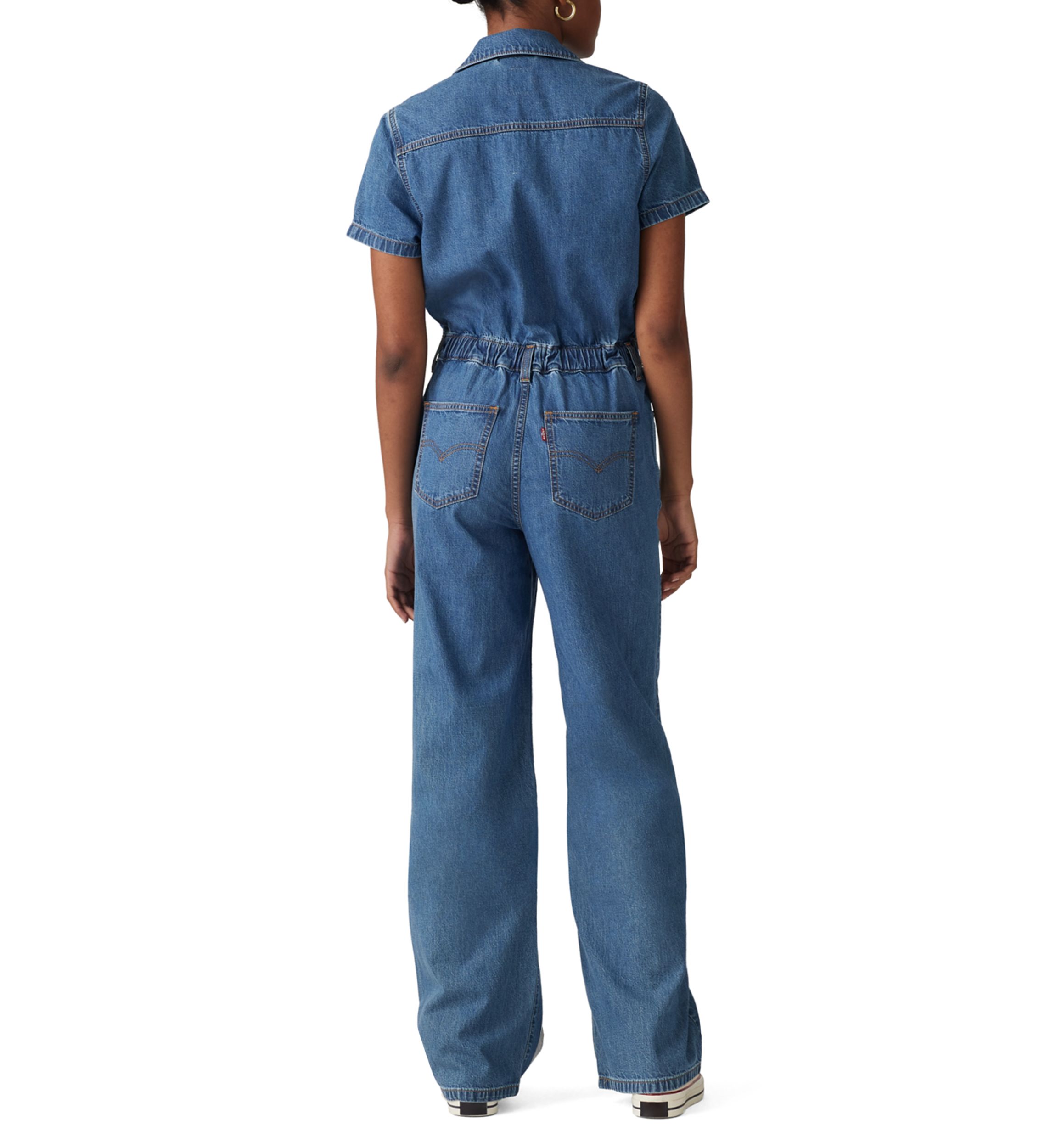 Womens Short Sleeve Jumpsuit