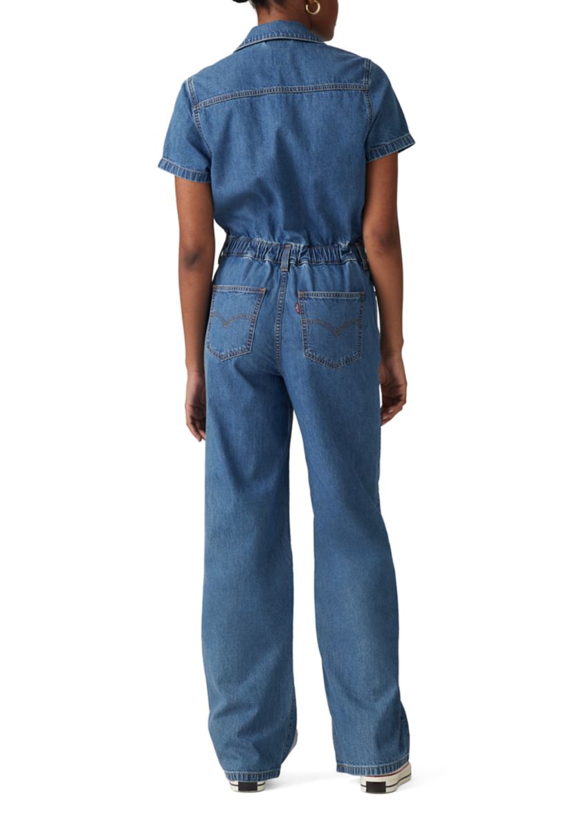 Womens Short Sleeve Jumpsuit