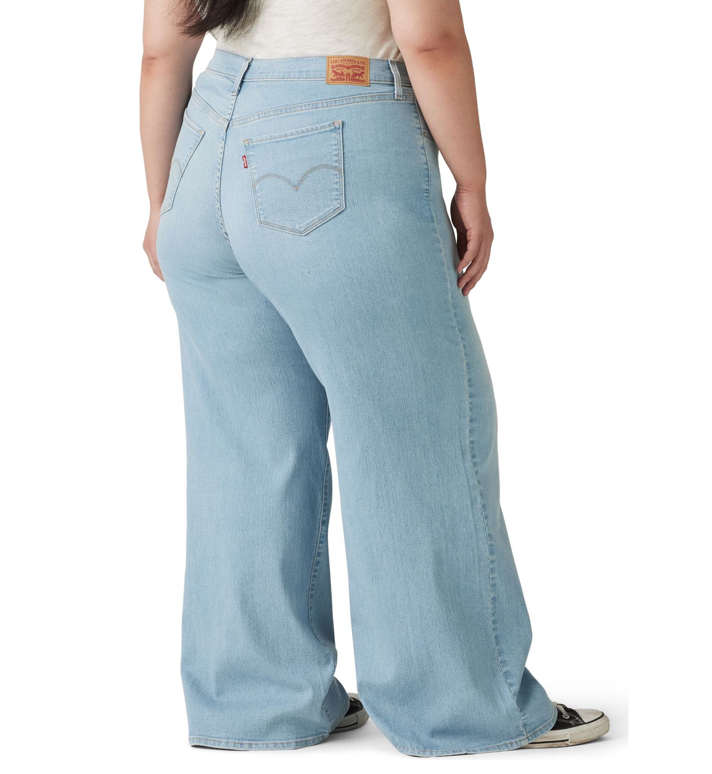 Plus Size 318 Shaping Wide Leg Jeans