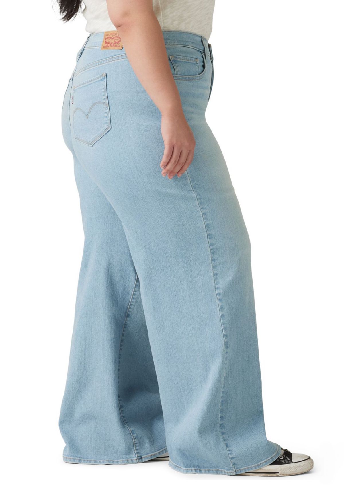 Plus Size 318 Shaping Wide Leg Jeans