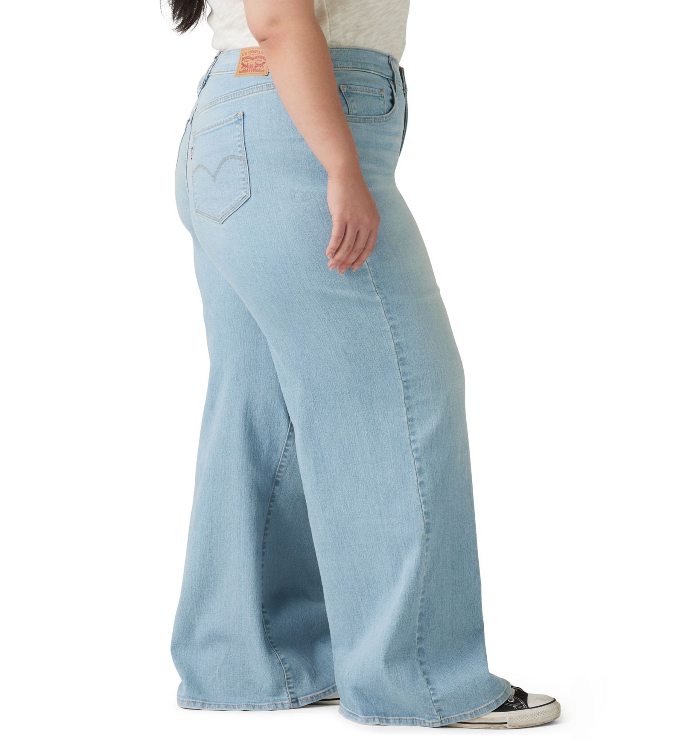 Plus Size 318 Shaping Wide Leg Jeans
