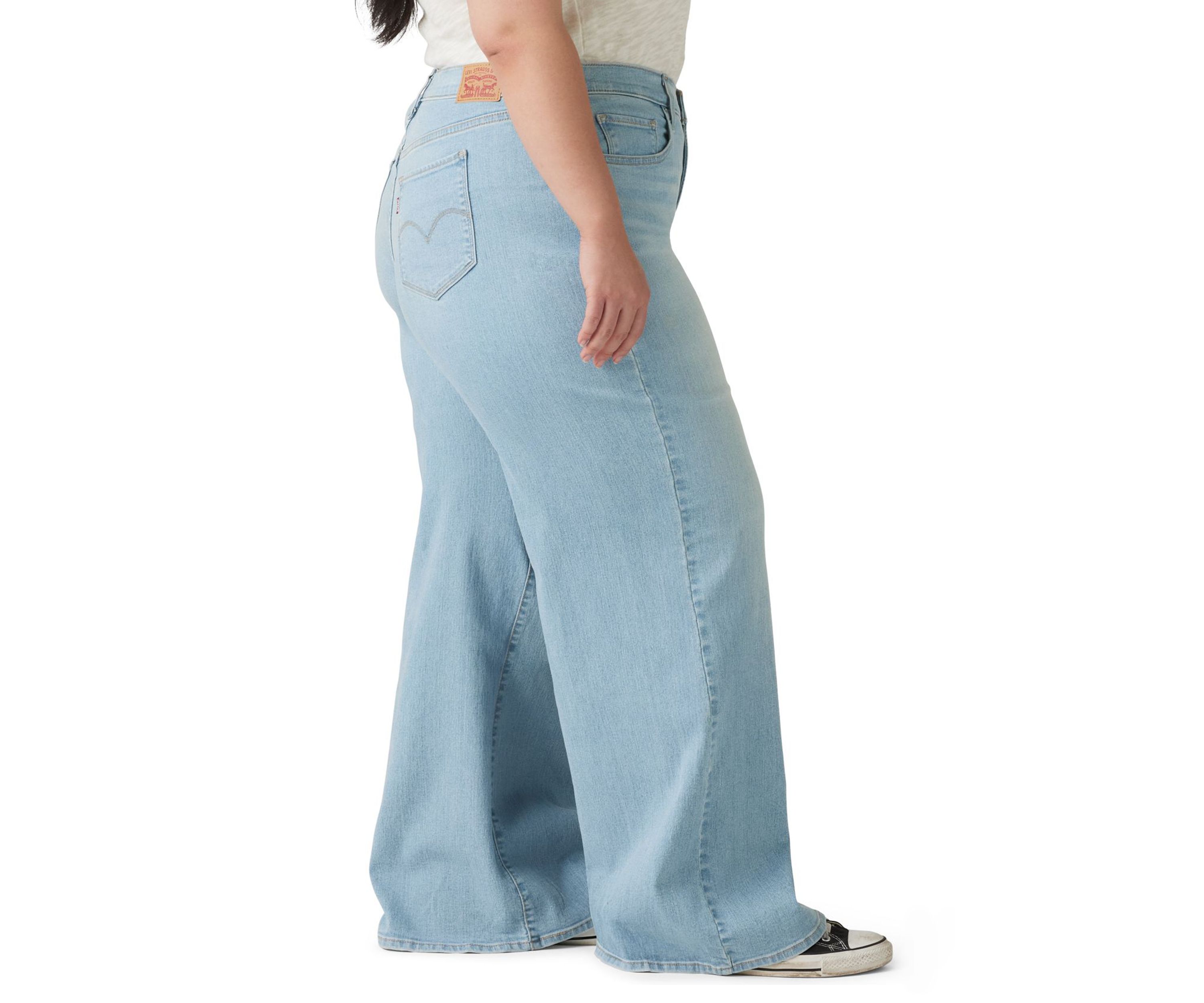 Plus Size 318 Shaping Wide Leg Jeans
