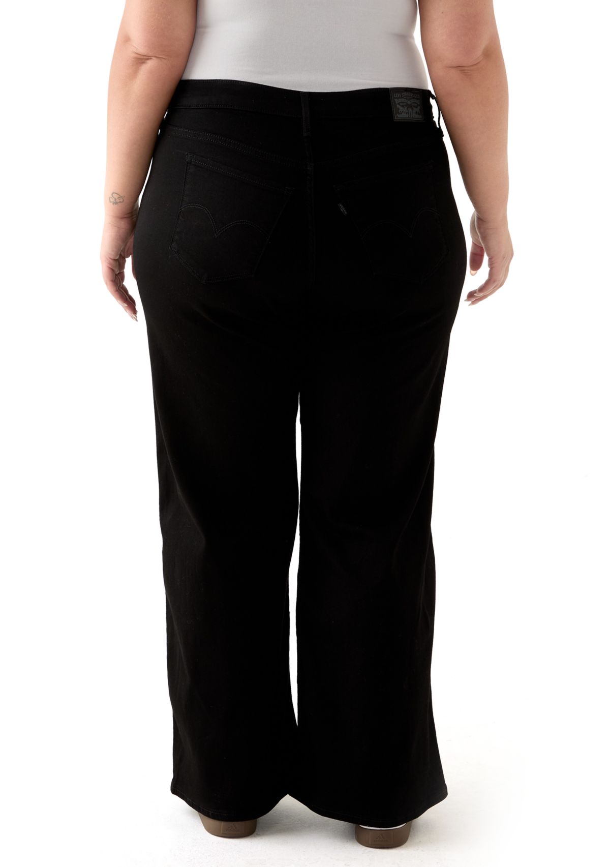 Plus Size Shaping Wide Leg Pants