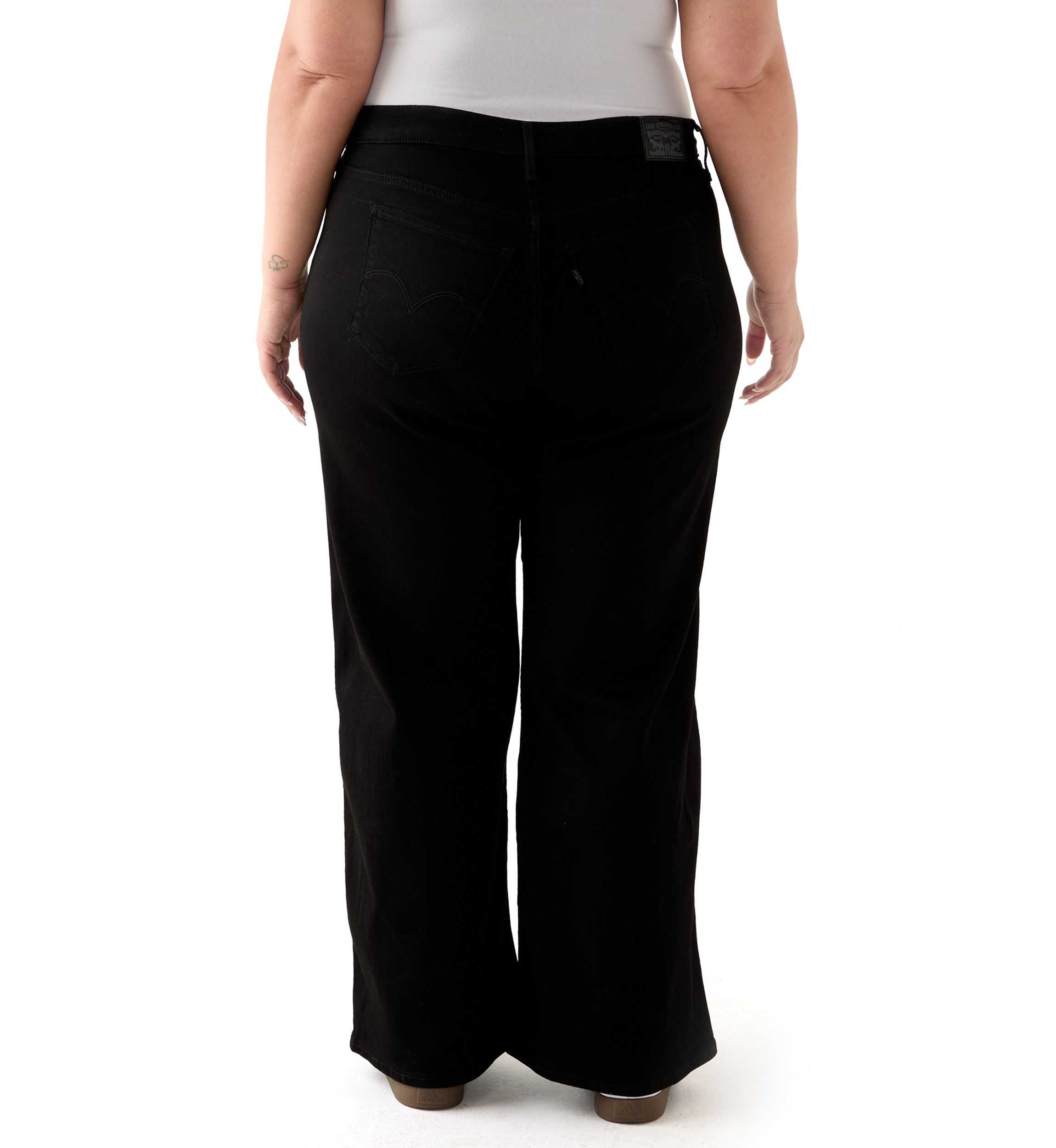 Plus Size Shaping Wide Leg Pants