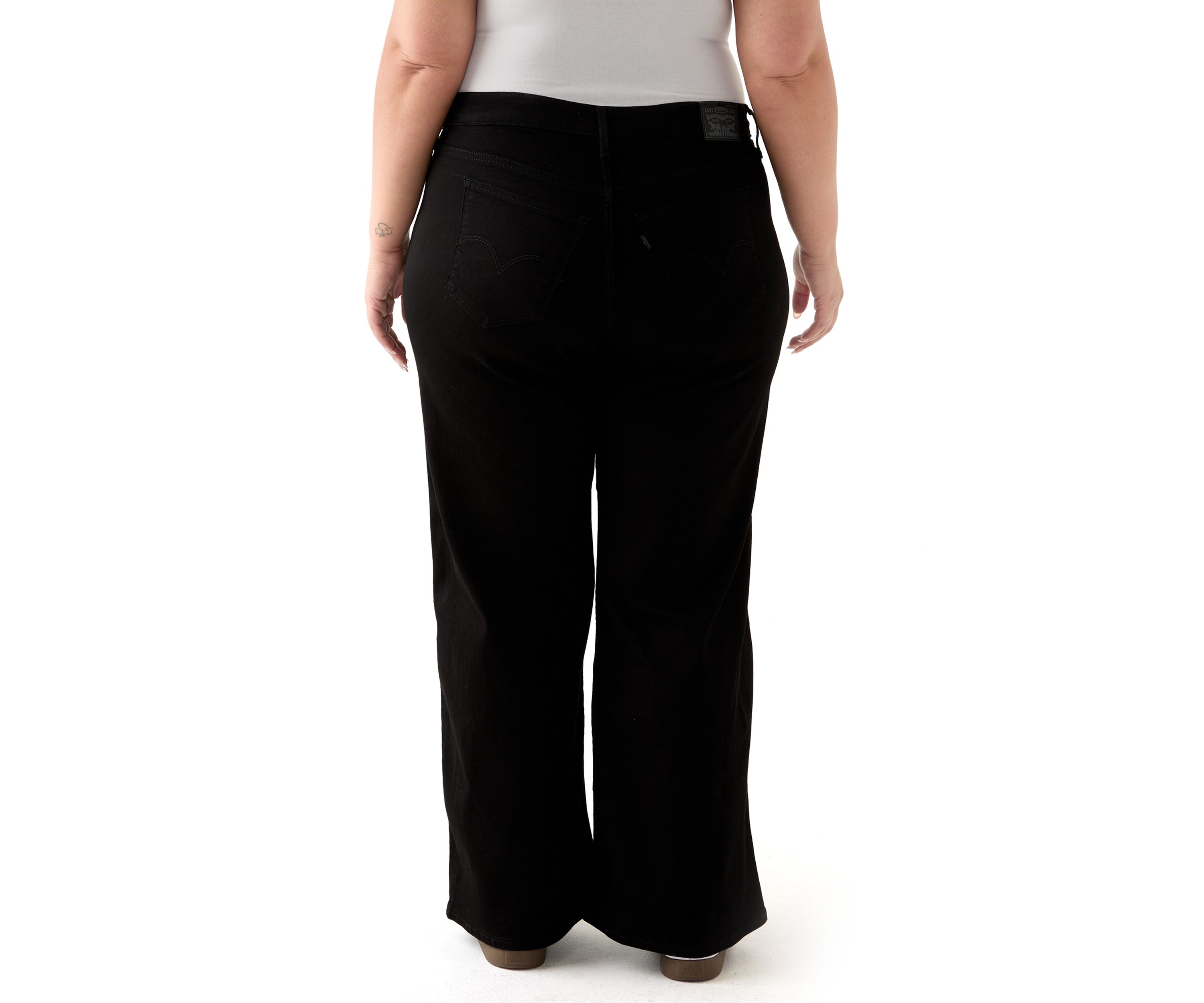 Plus Size Shaping Wide Leg Pants