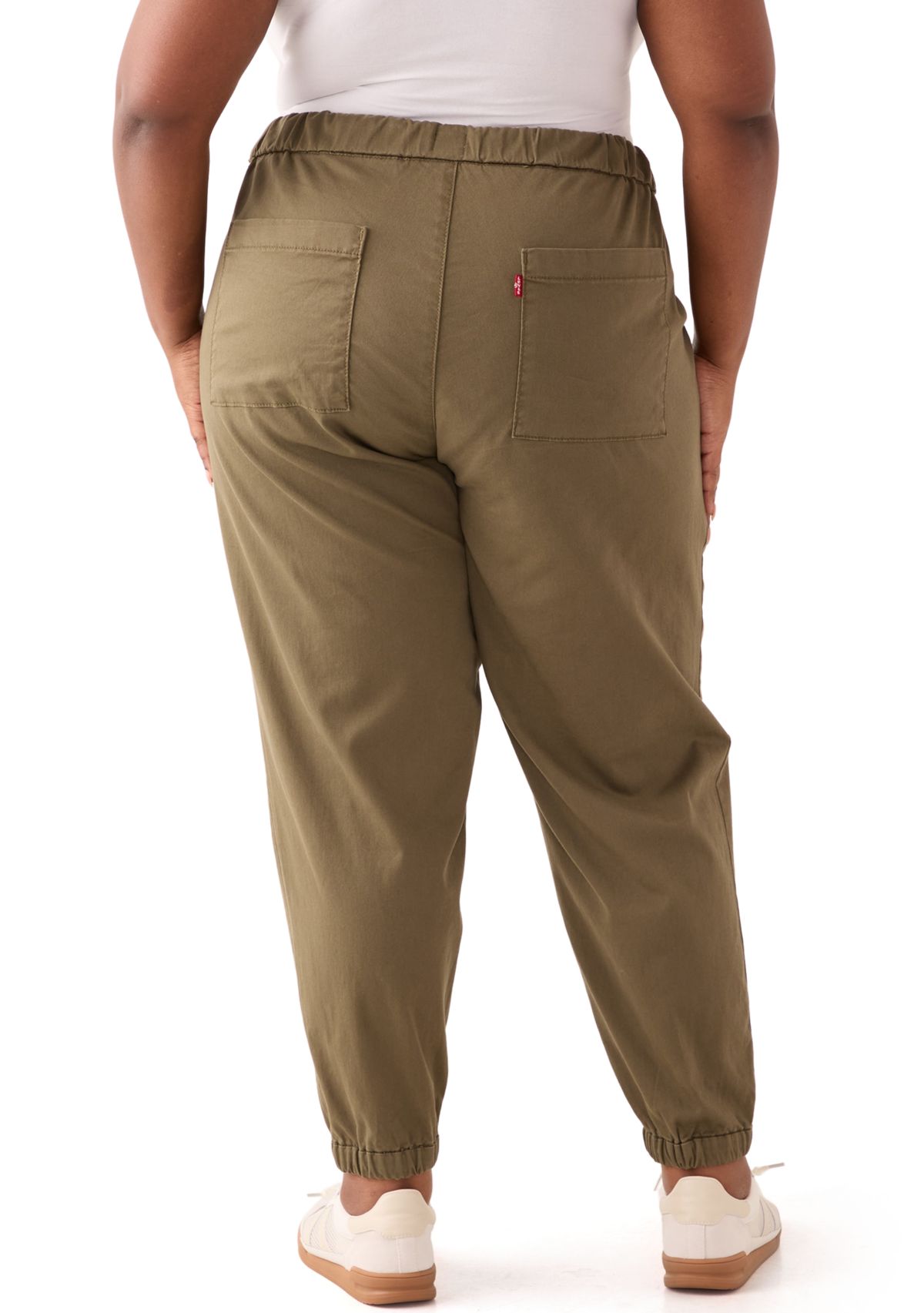 Plus Size Essential Elastic Joggers