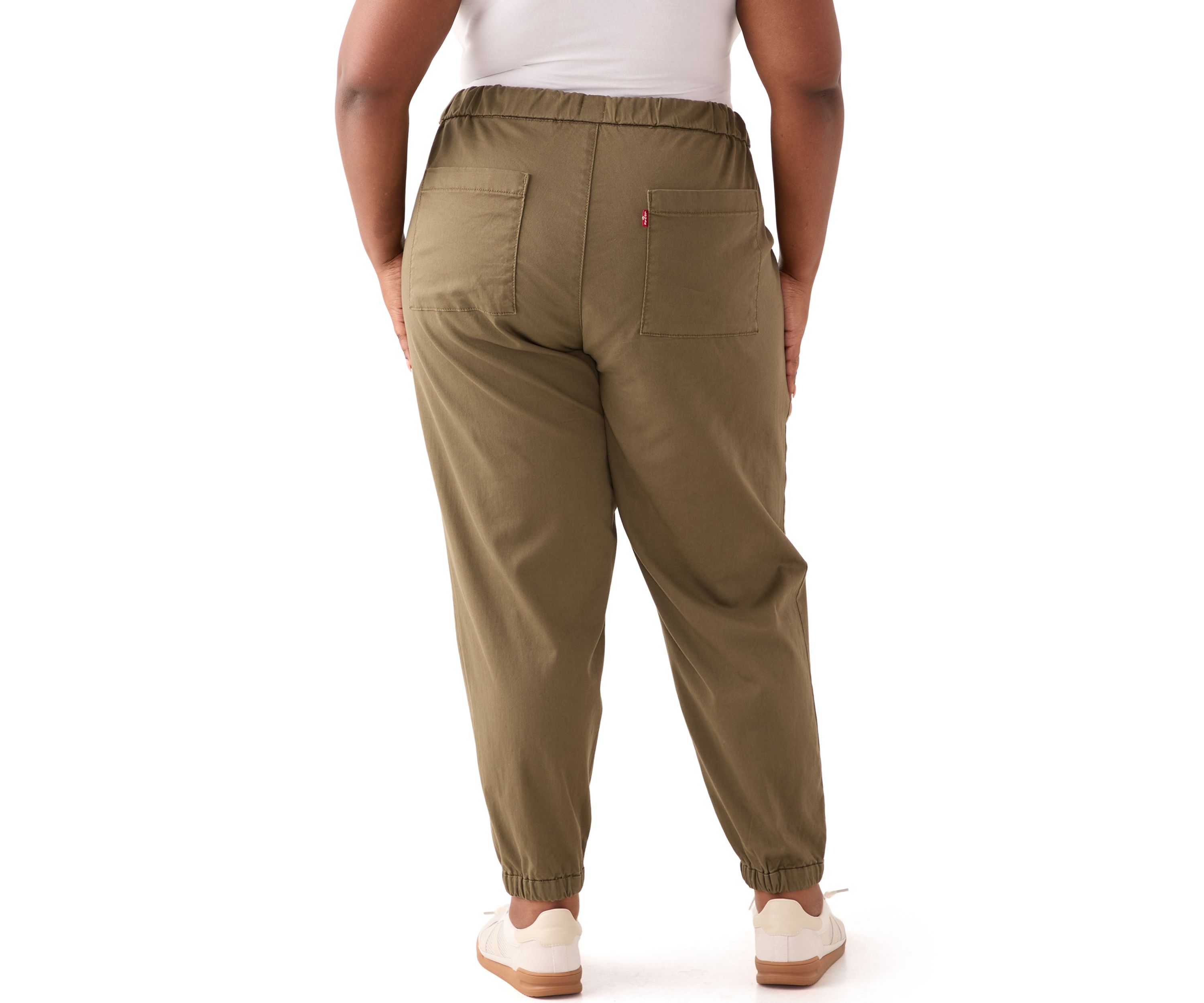 Plus Size Essential Elastic Joggers