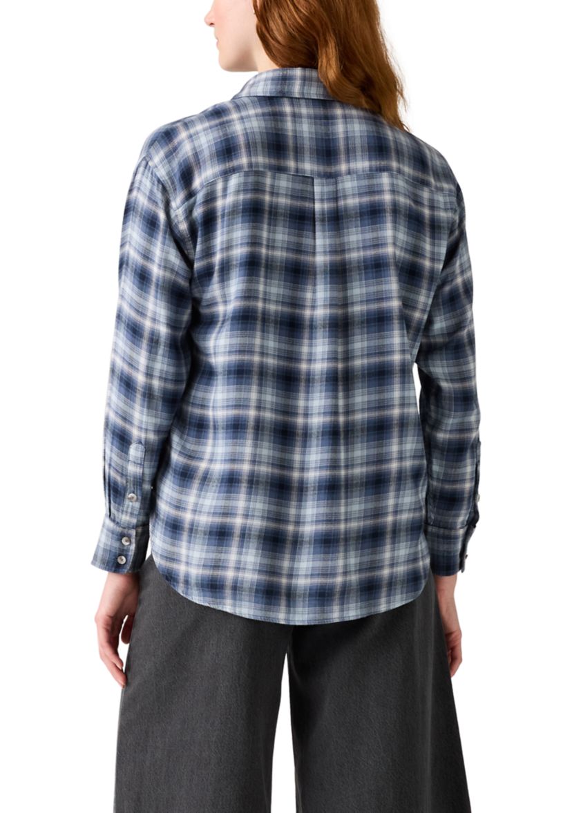 Womens Lucas Flannel Long Sleeve Shirt 