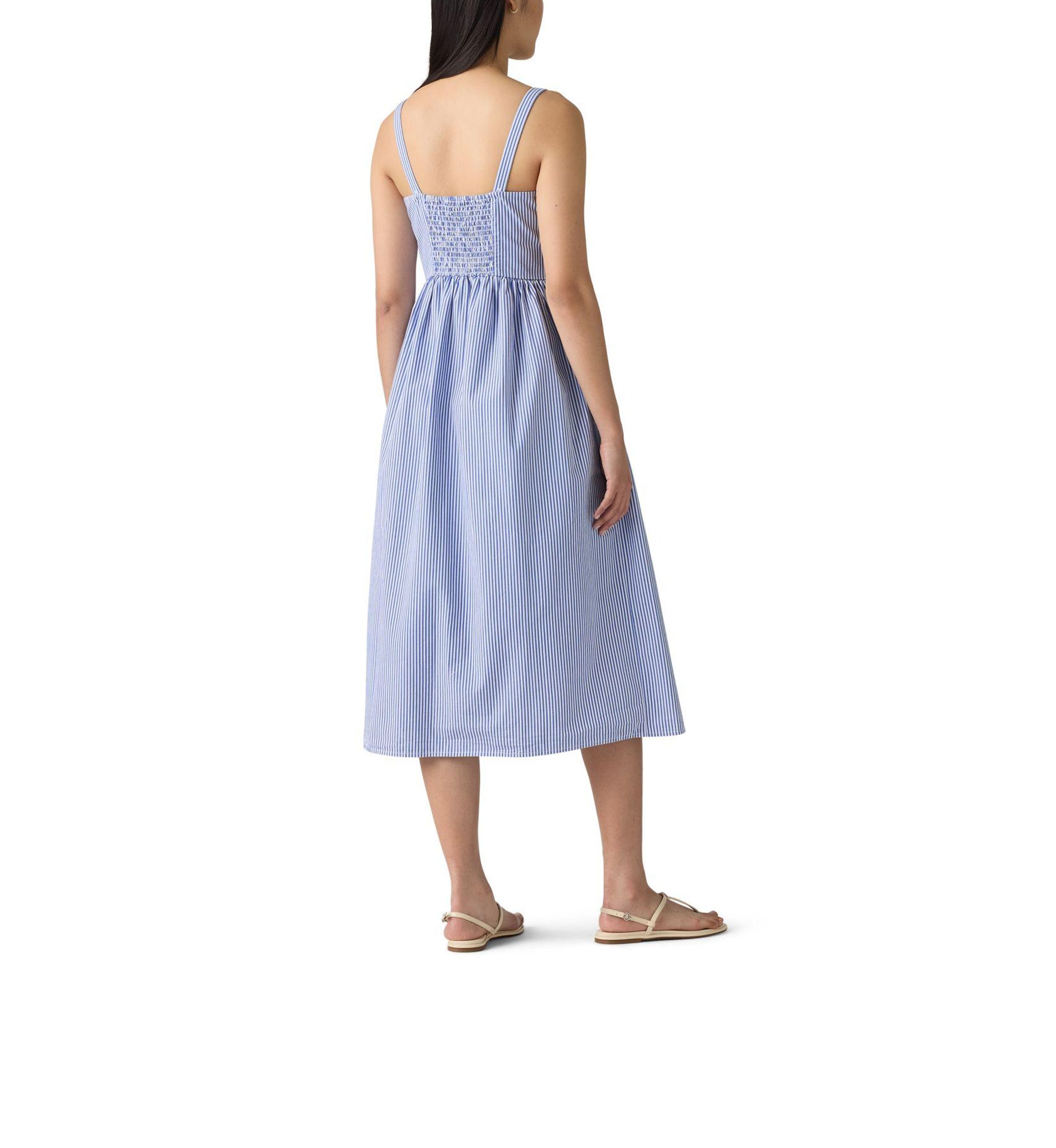 Rachel Stripe Chambray Dress
