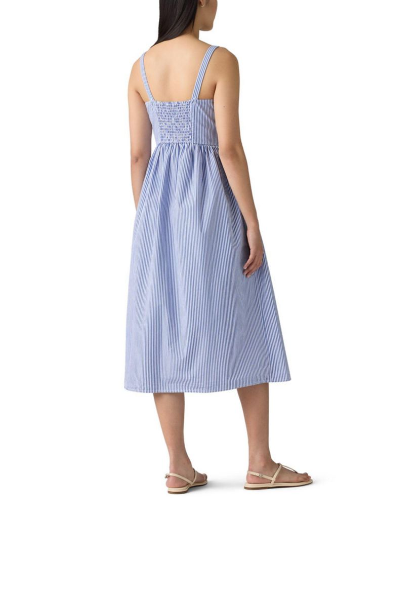 Rachel Stripe Chambray Dress