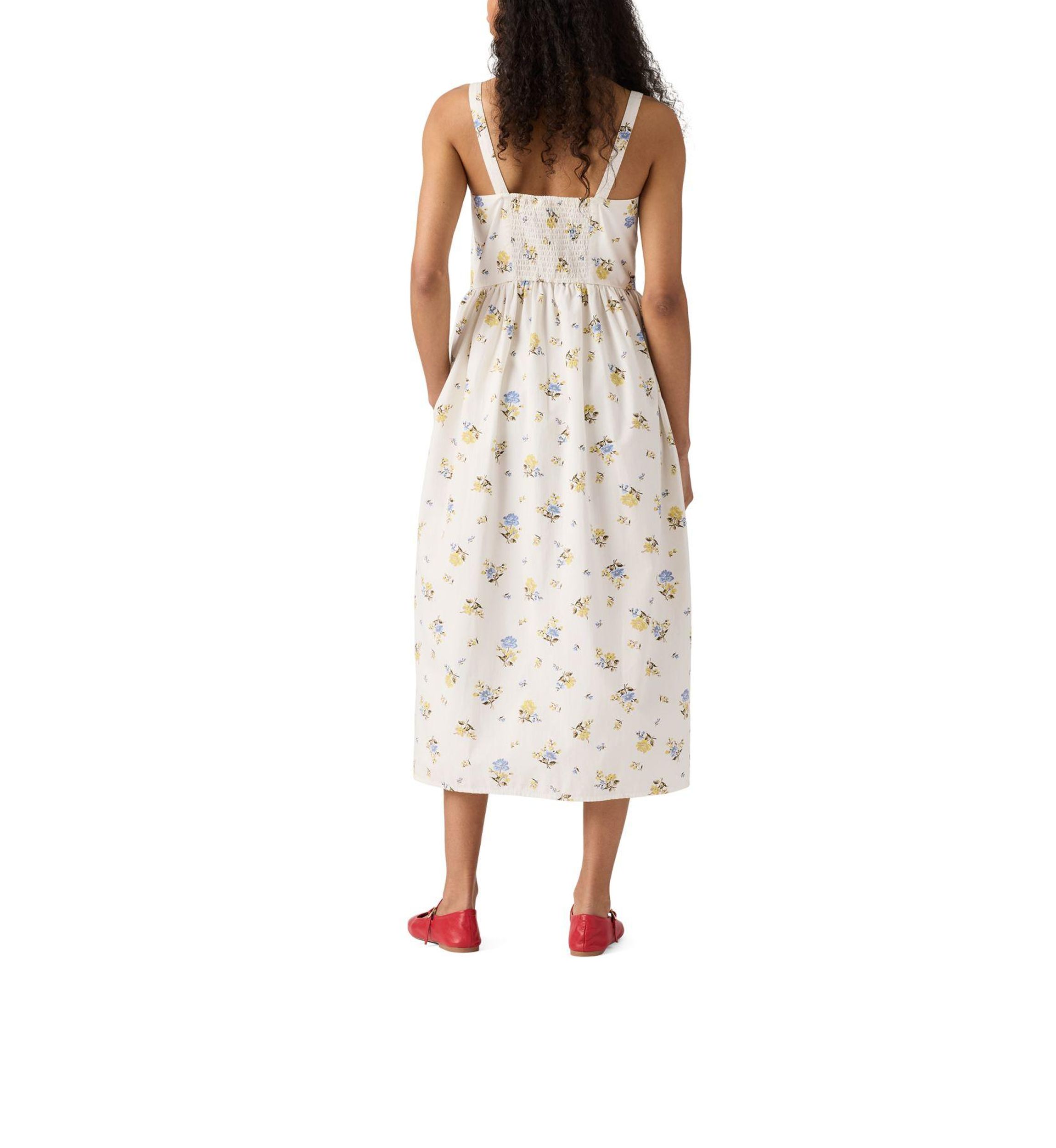 Deirdre Floral Egret Dress