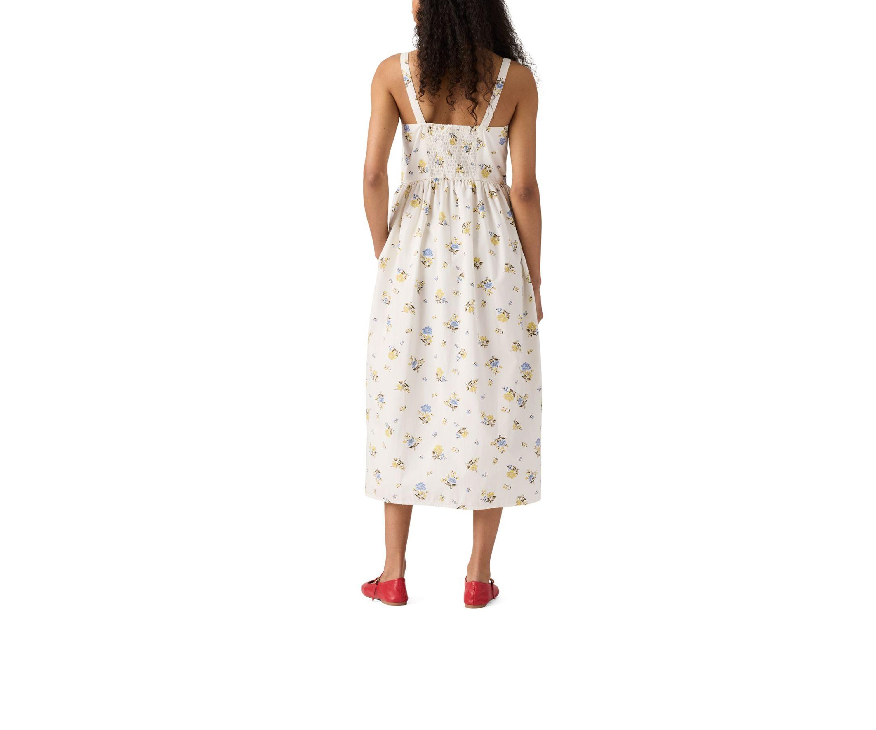 Deirdre Floral Egret Dress