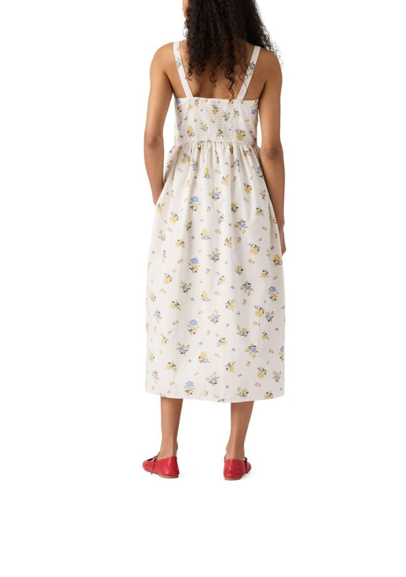 Deirdre Floral Egret Dress