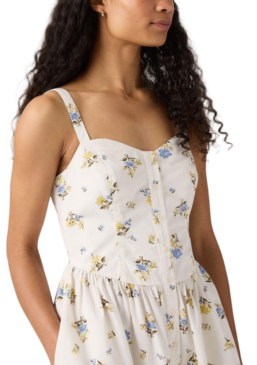 Deirdre Floral Egret Dress