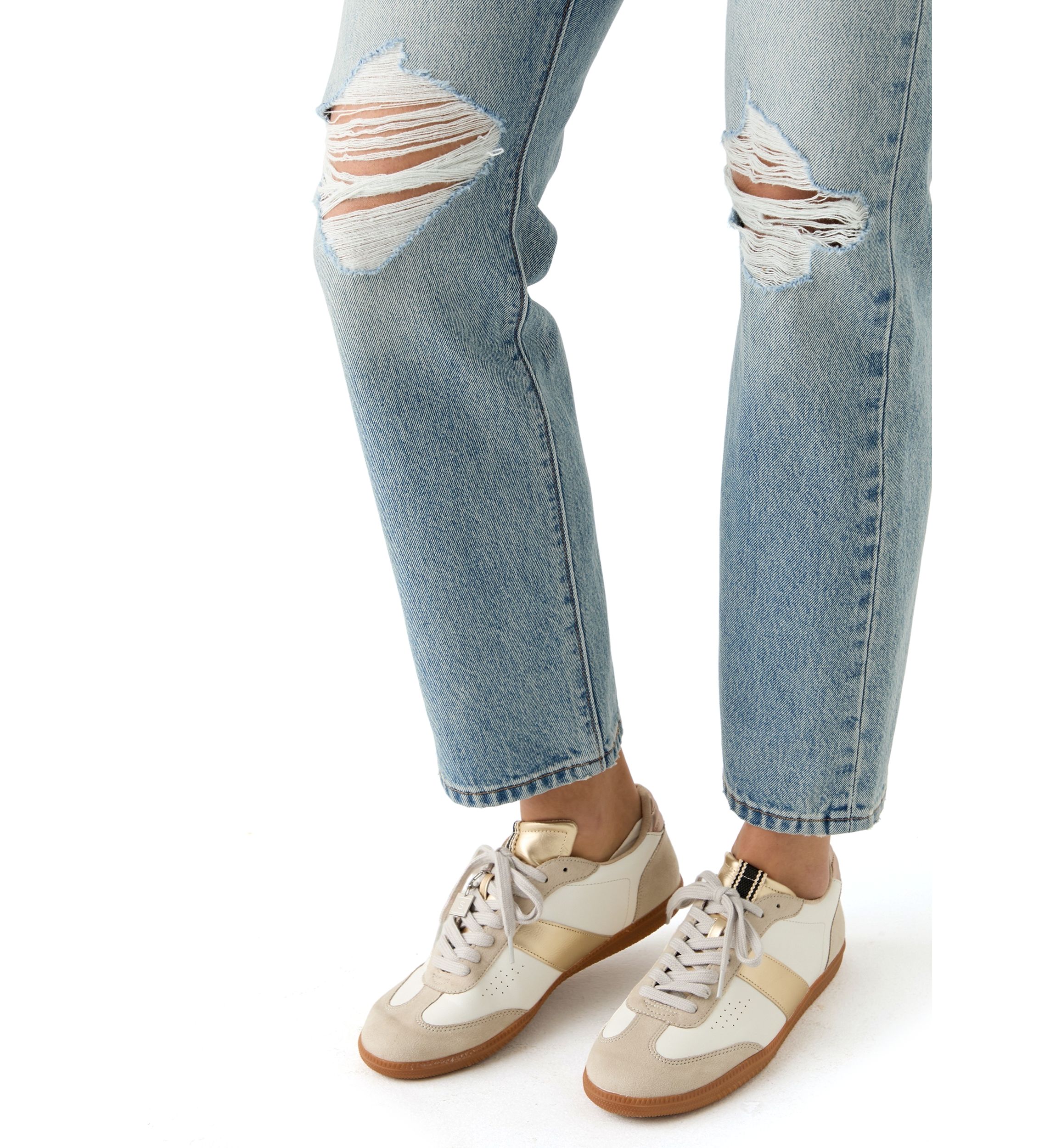 Womens Distressed Jeans 