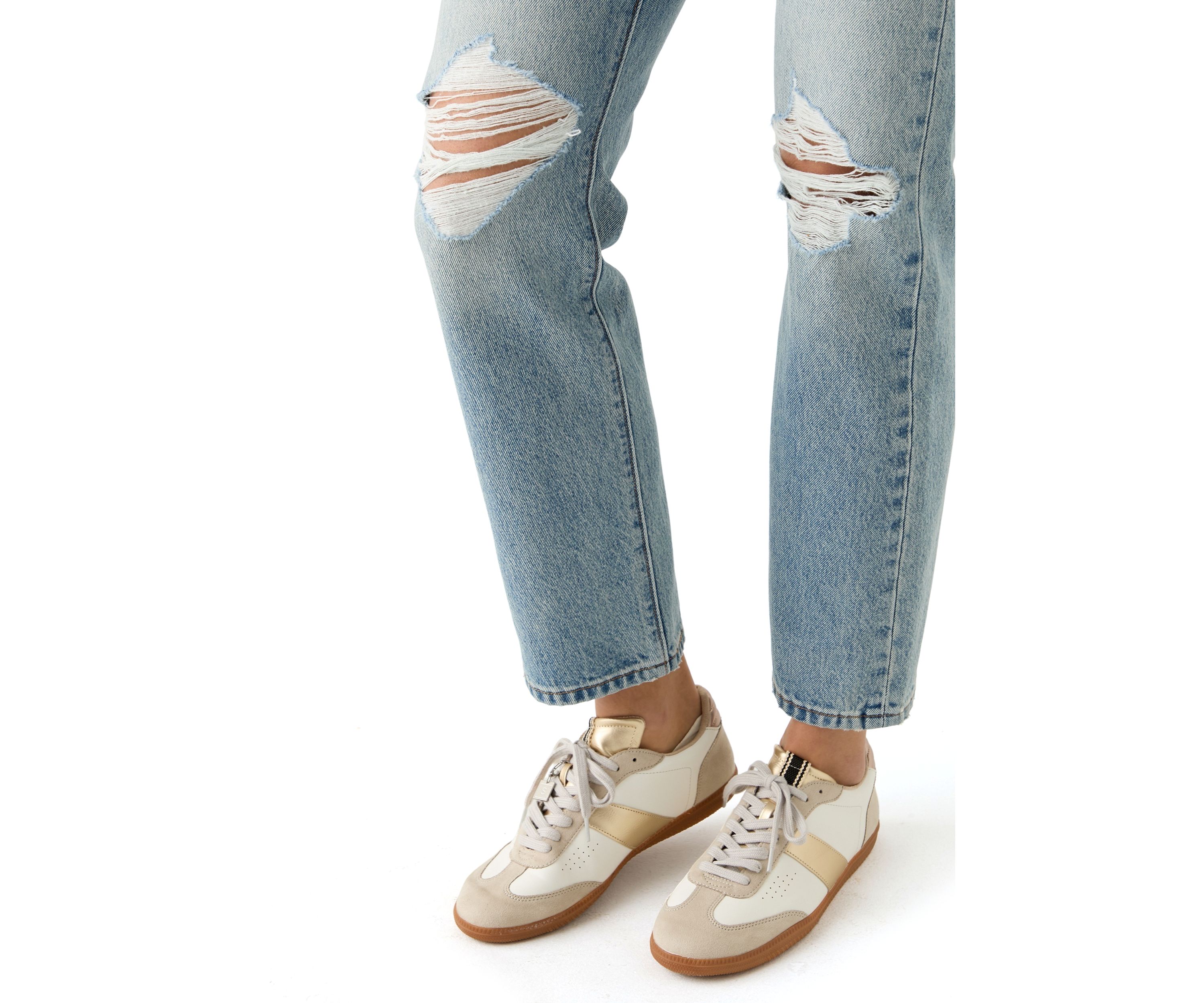 Womens Distressed Jeans 