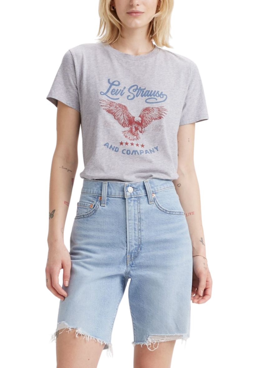 Eagle and Logo Graphic T-Shirt