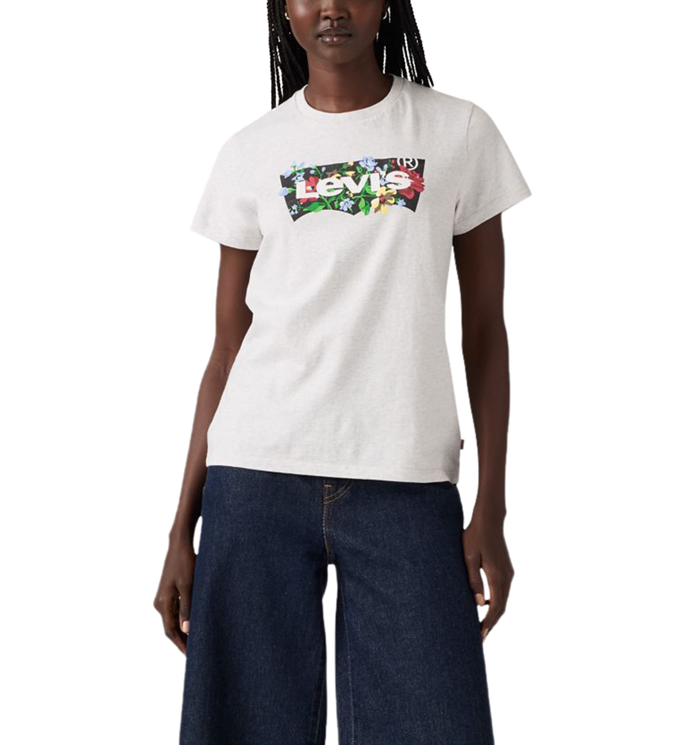 The Perfect Tee - Deirdre Flower Batwing Logo 