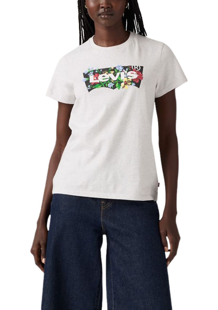 The Perfect Tee - Deirdre Flower Batwing Logo 