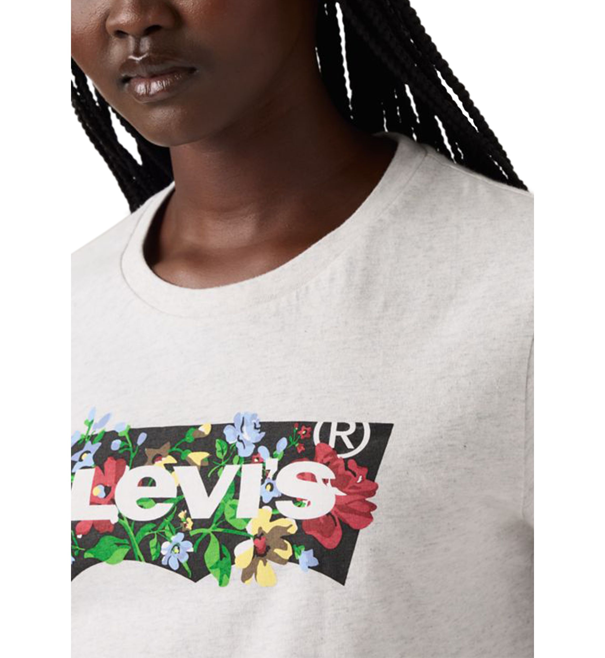 The Perfect Tee - Deirdre Flower Batwing Logo 