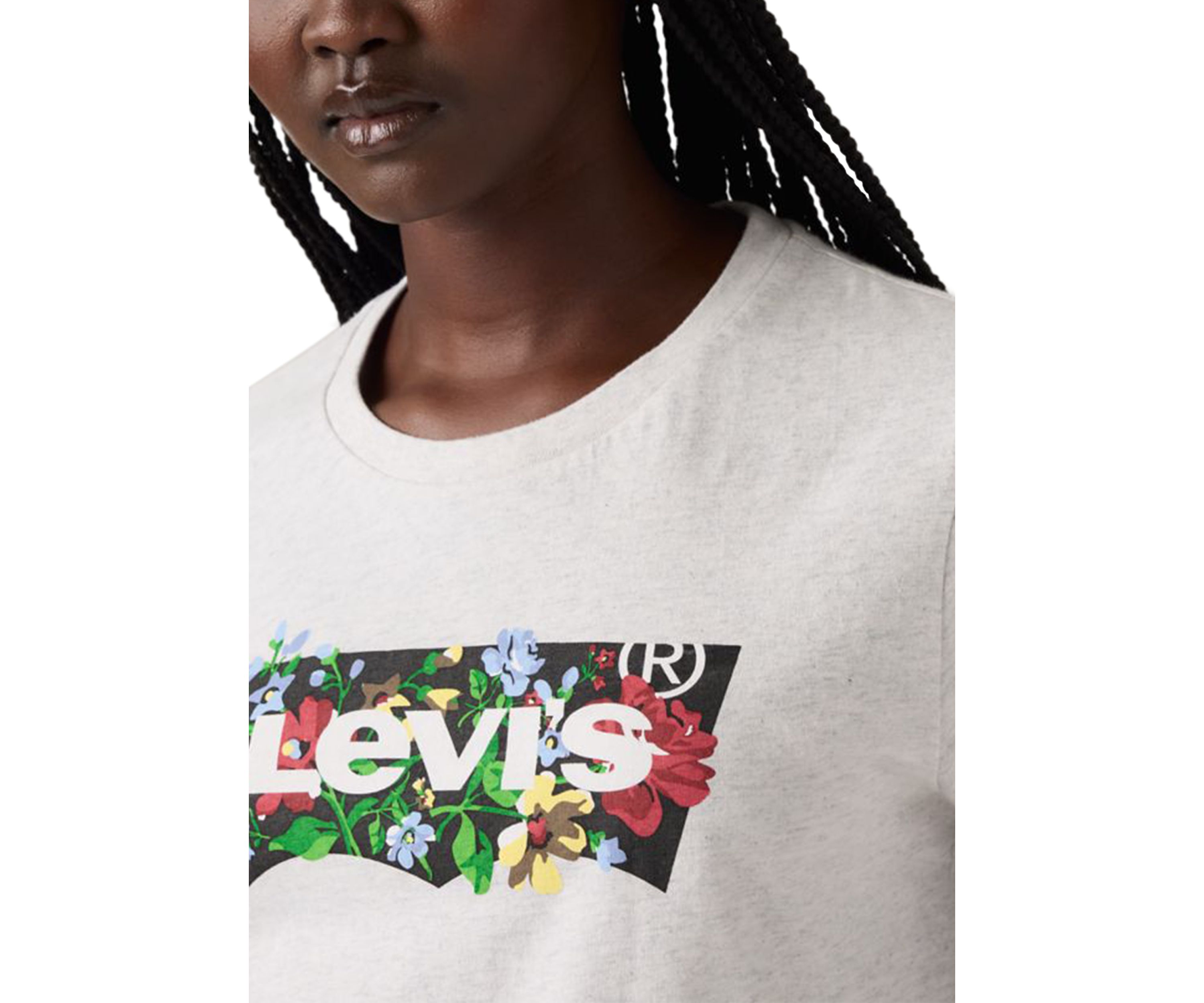 The Perfect Tee - Deirdre Flower Batwing Logo 