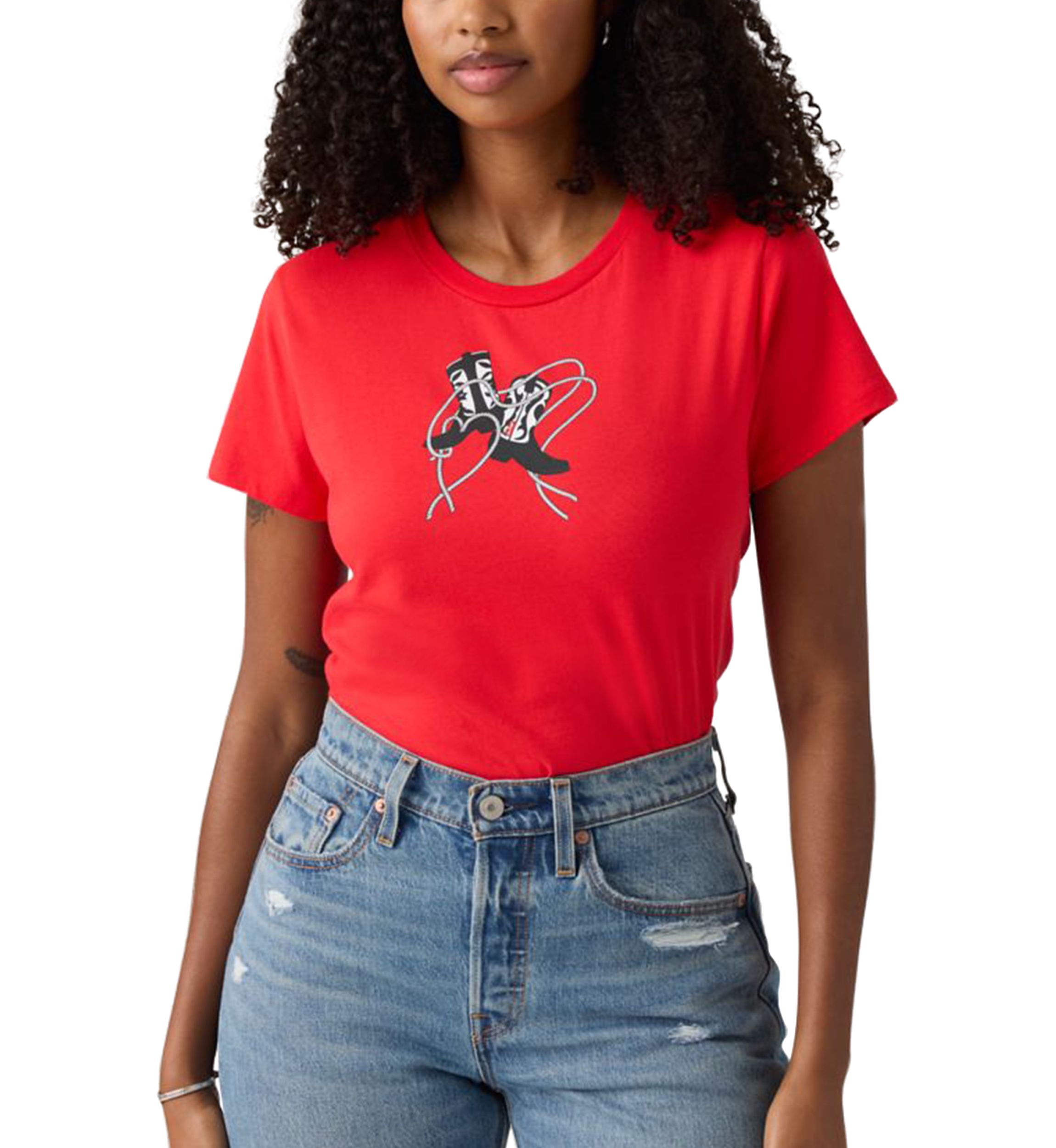 The Perfect Tee - Western Boots Graphic