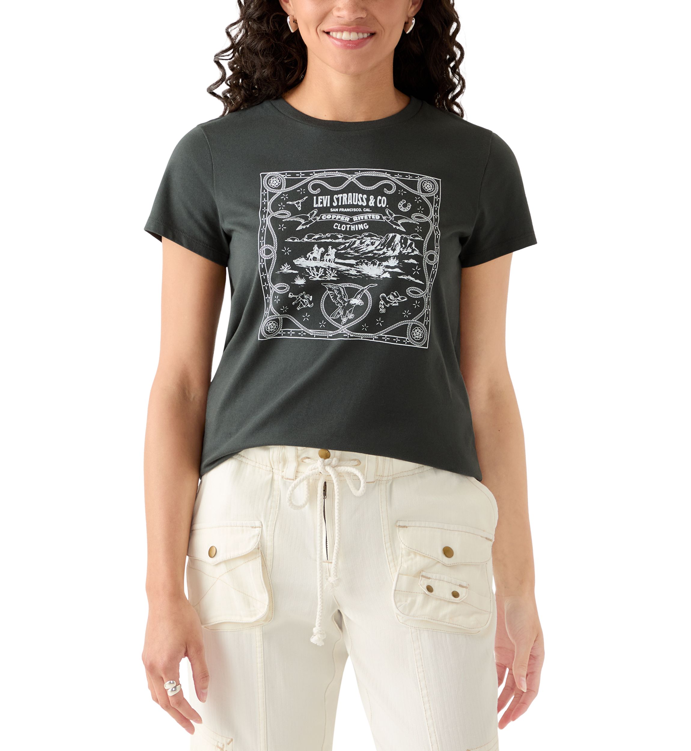 Womens The Perfect Tee Western Scene