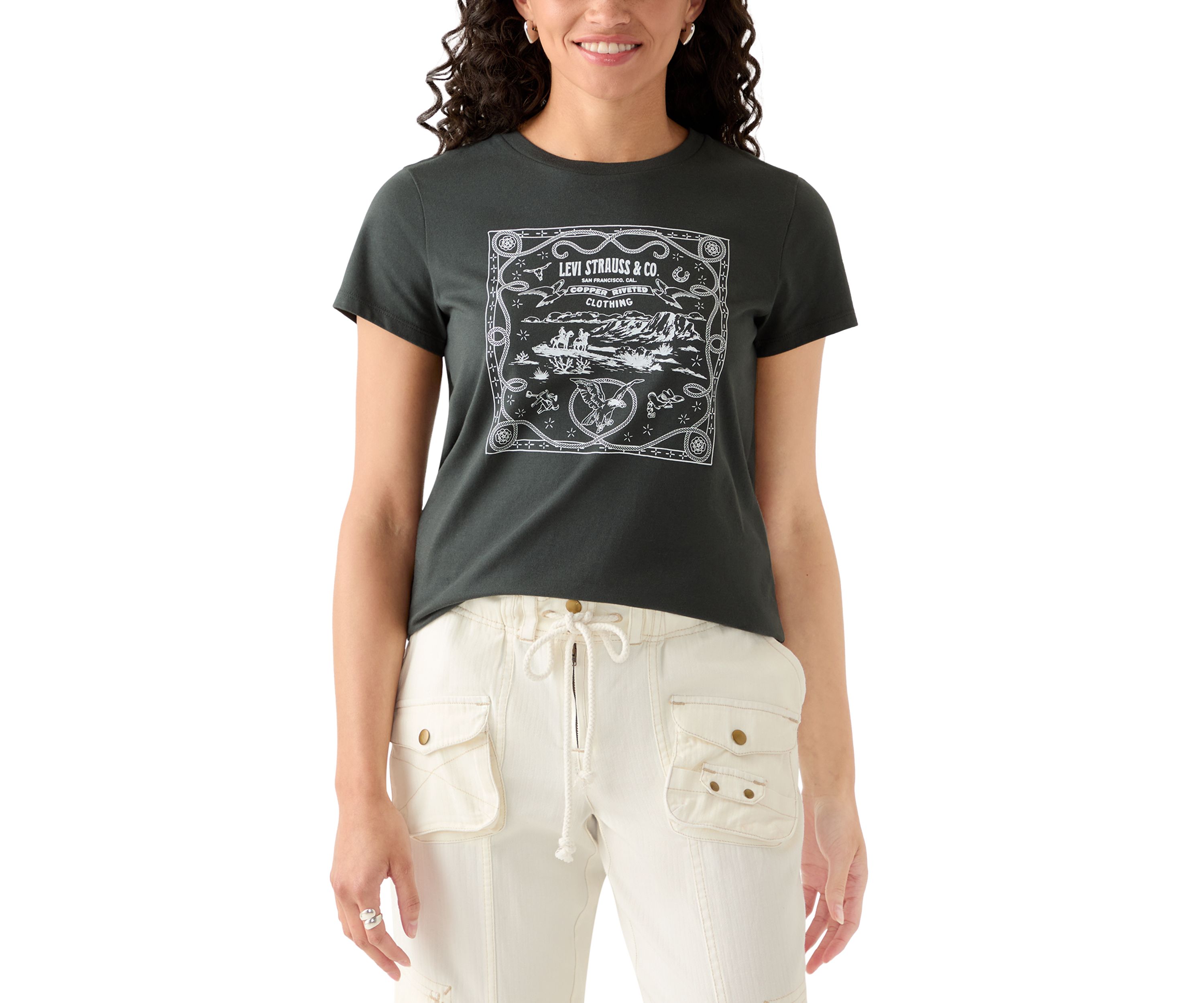 Womens The Perfect Tee Western Scene