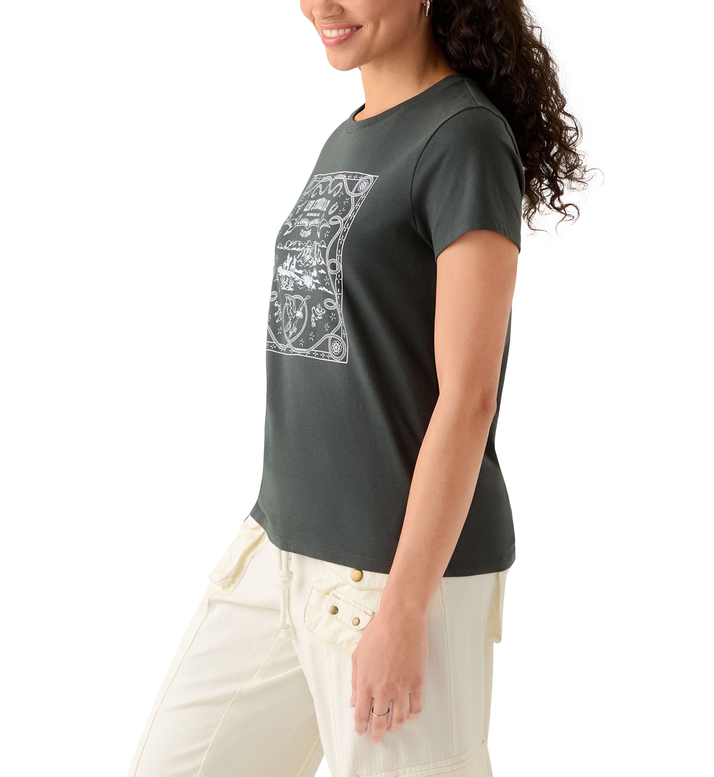 Womens The Perfect Tee Western Scene