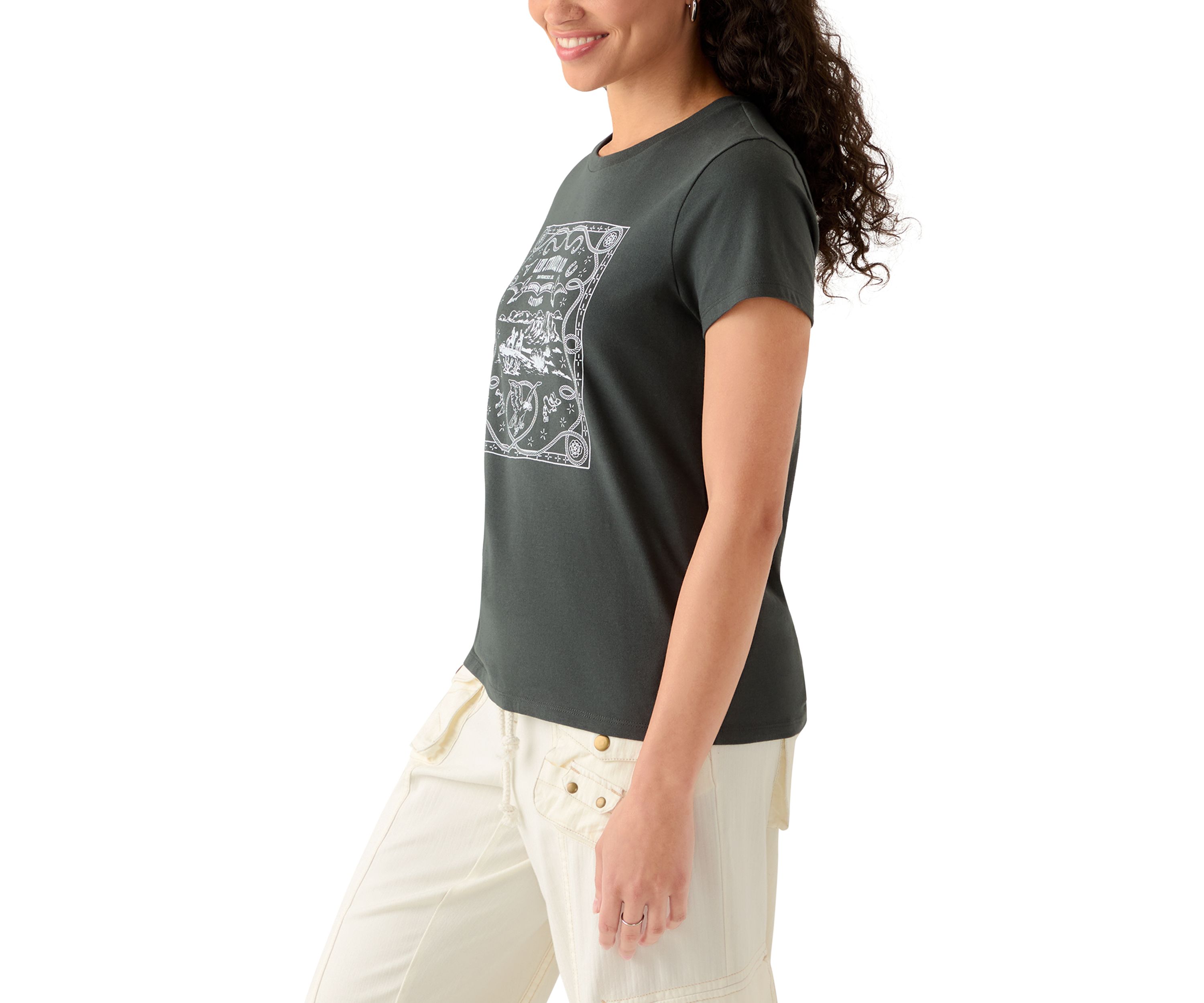 Womens The Perfect Tee Western Scene