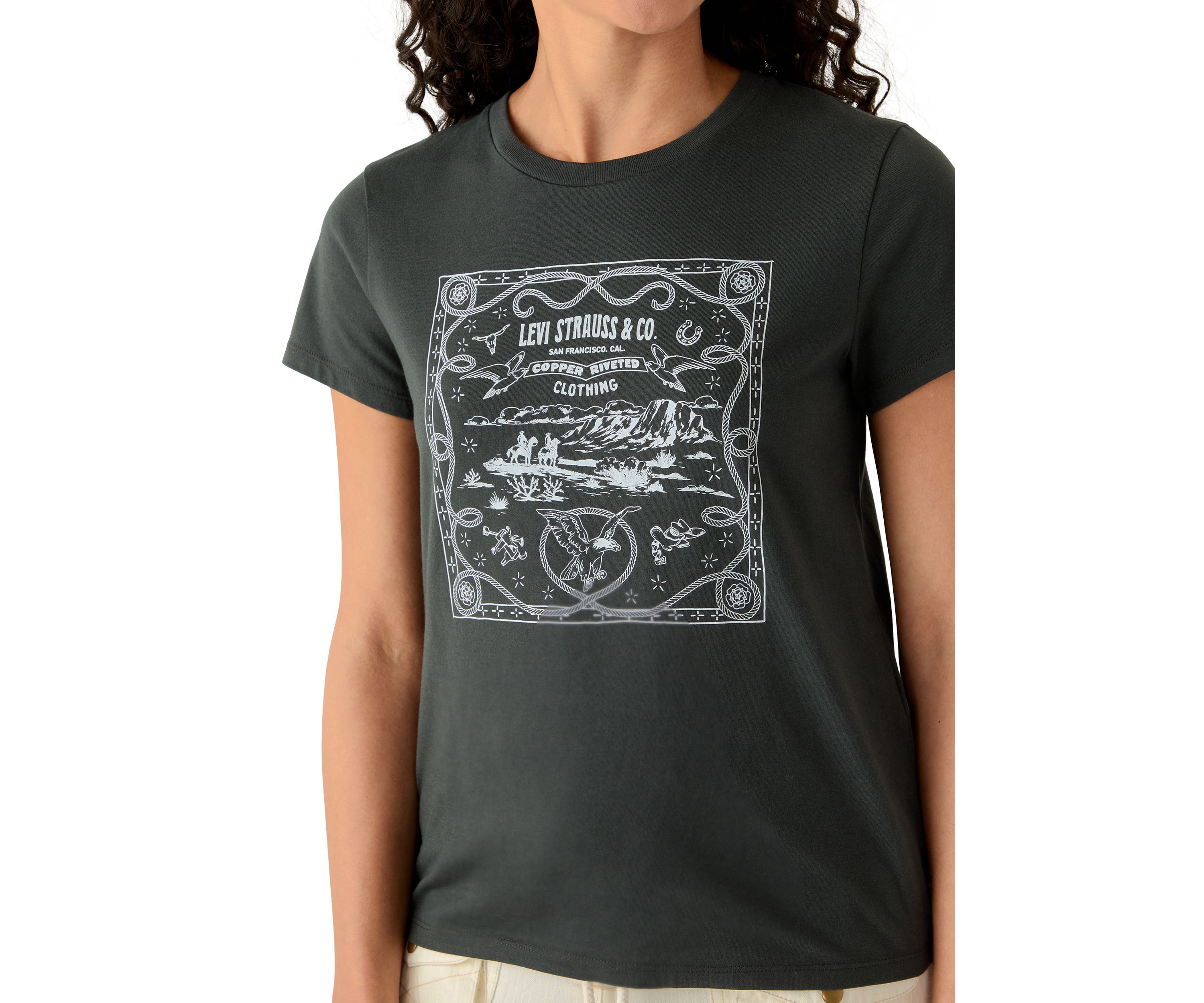 Womens The Perfect Tee Western Scene