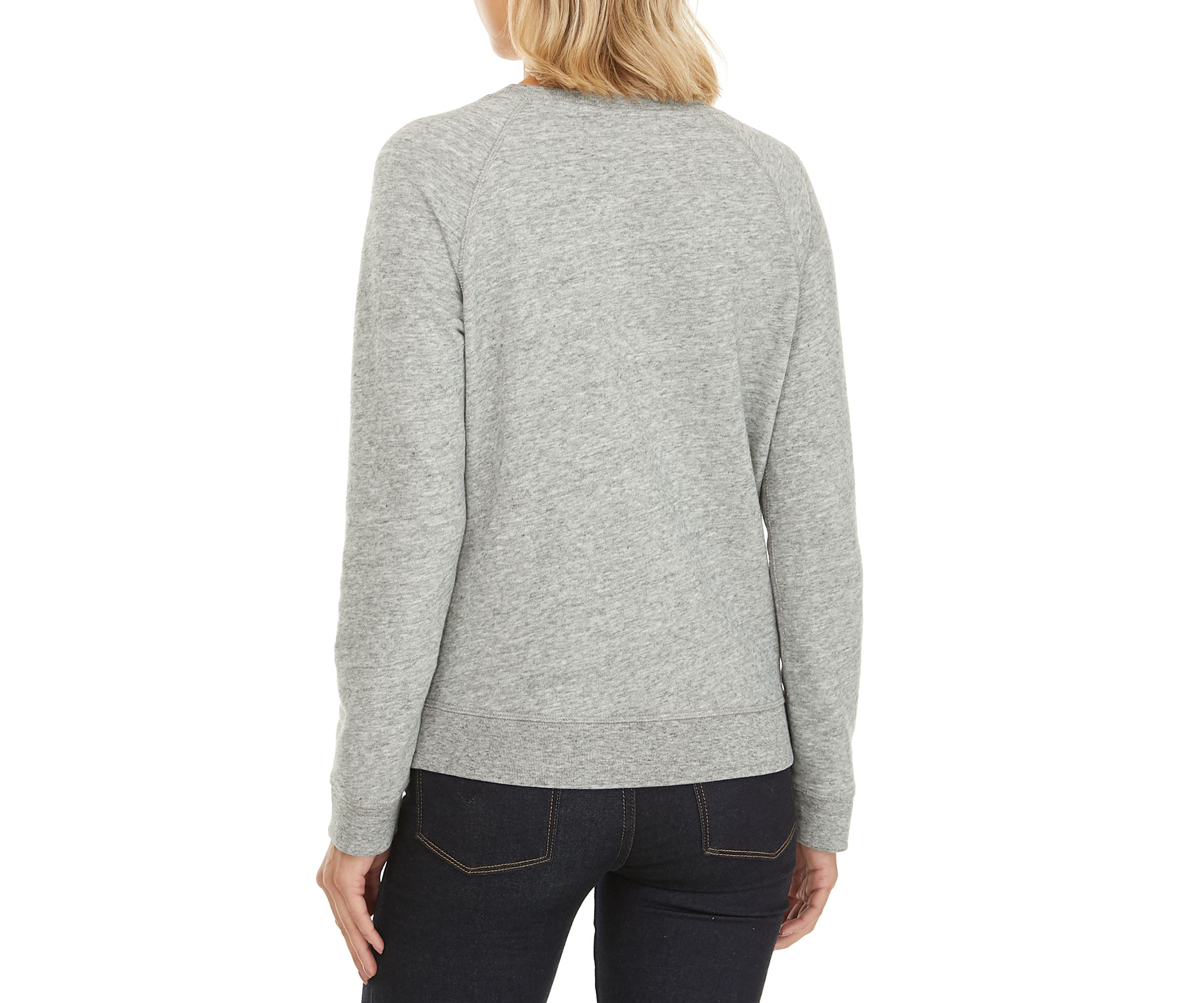 Classic Crew Neck Batwing Smokestack Sweater