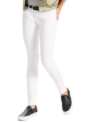 levi's 711 skinny white