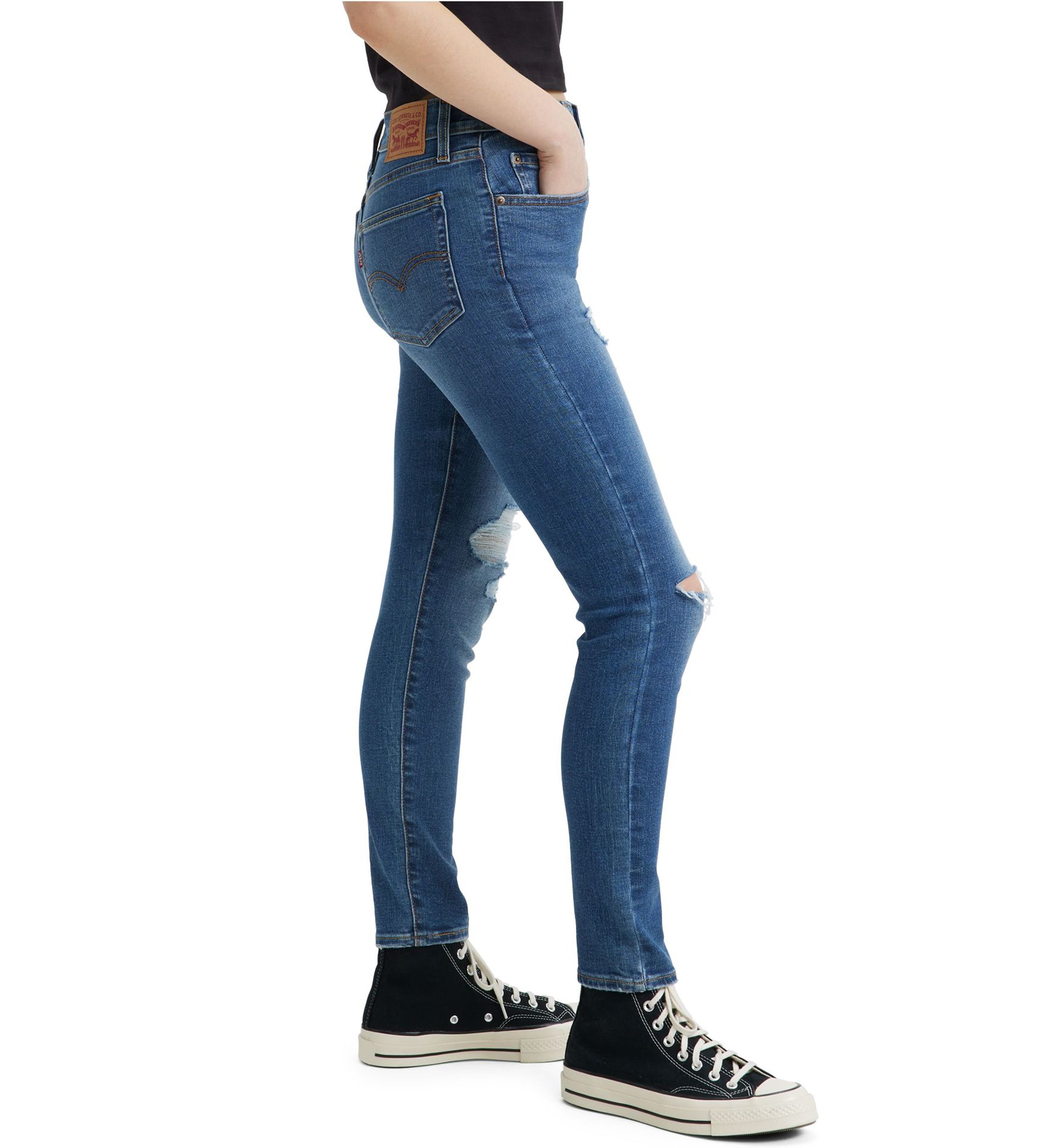 High Rise Skinny Jeans 