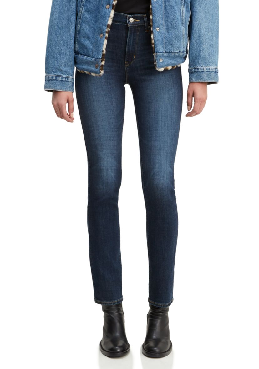 High Rise Straight Leg Jeans