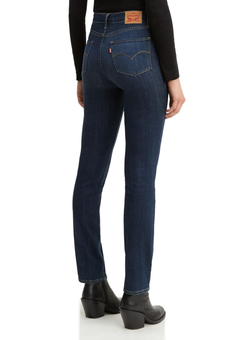High Rise Straight Leg Jeans