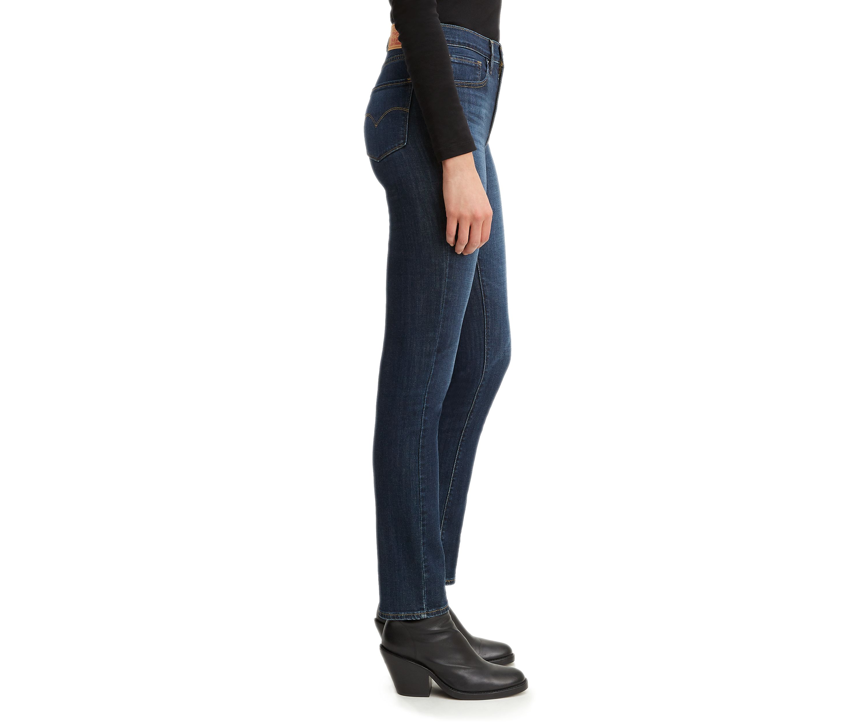 High Rise Straight Leg Jeans