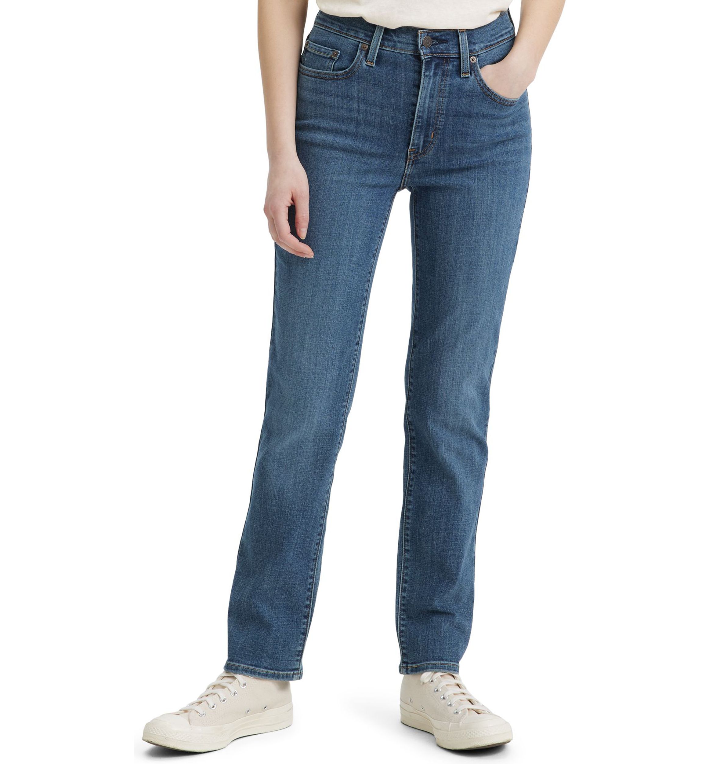 724 High Rise Straight Jeans