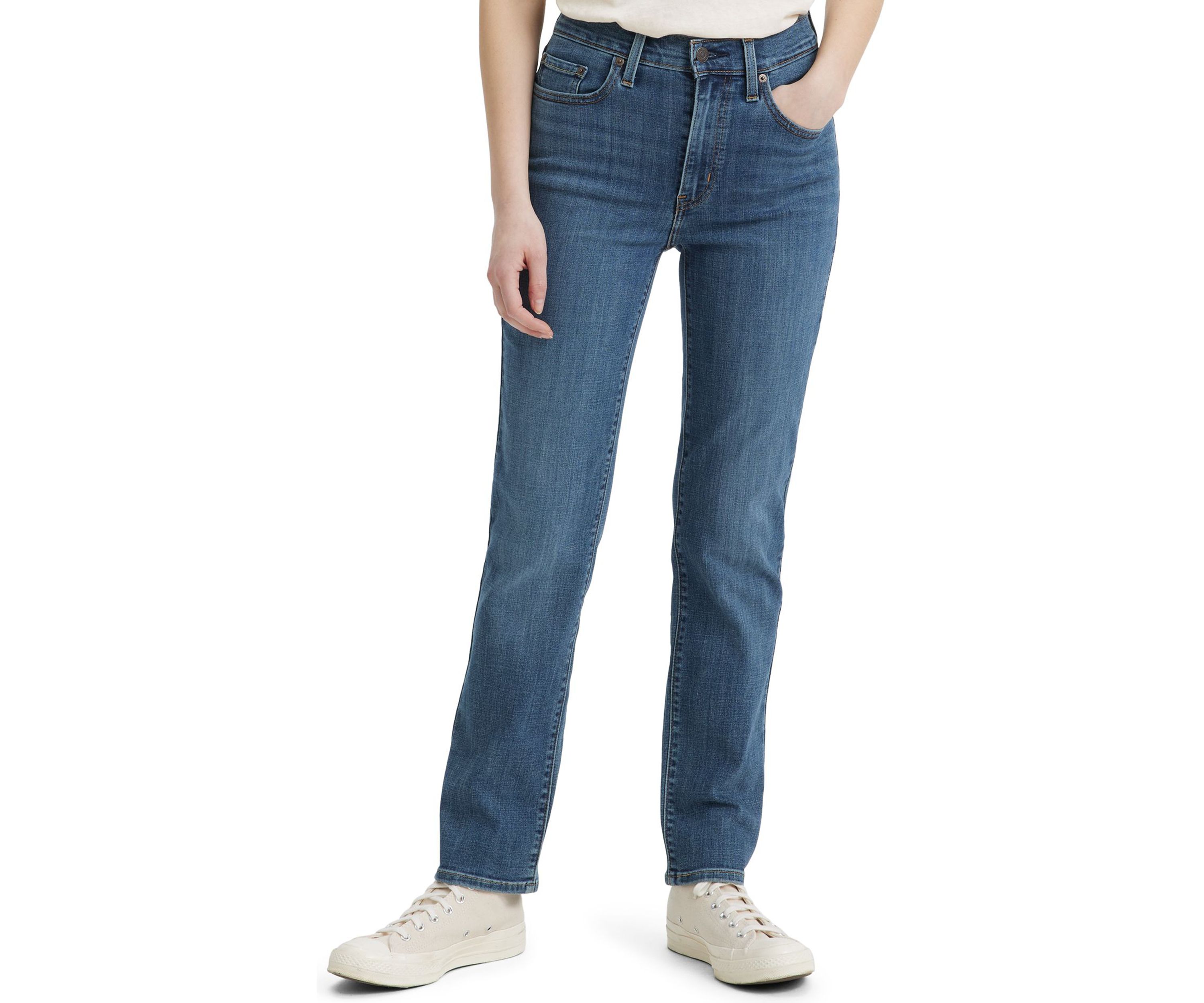 724 High Rise Straight Jeans