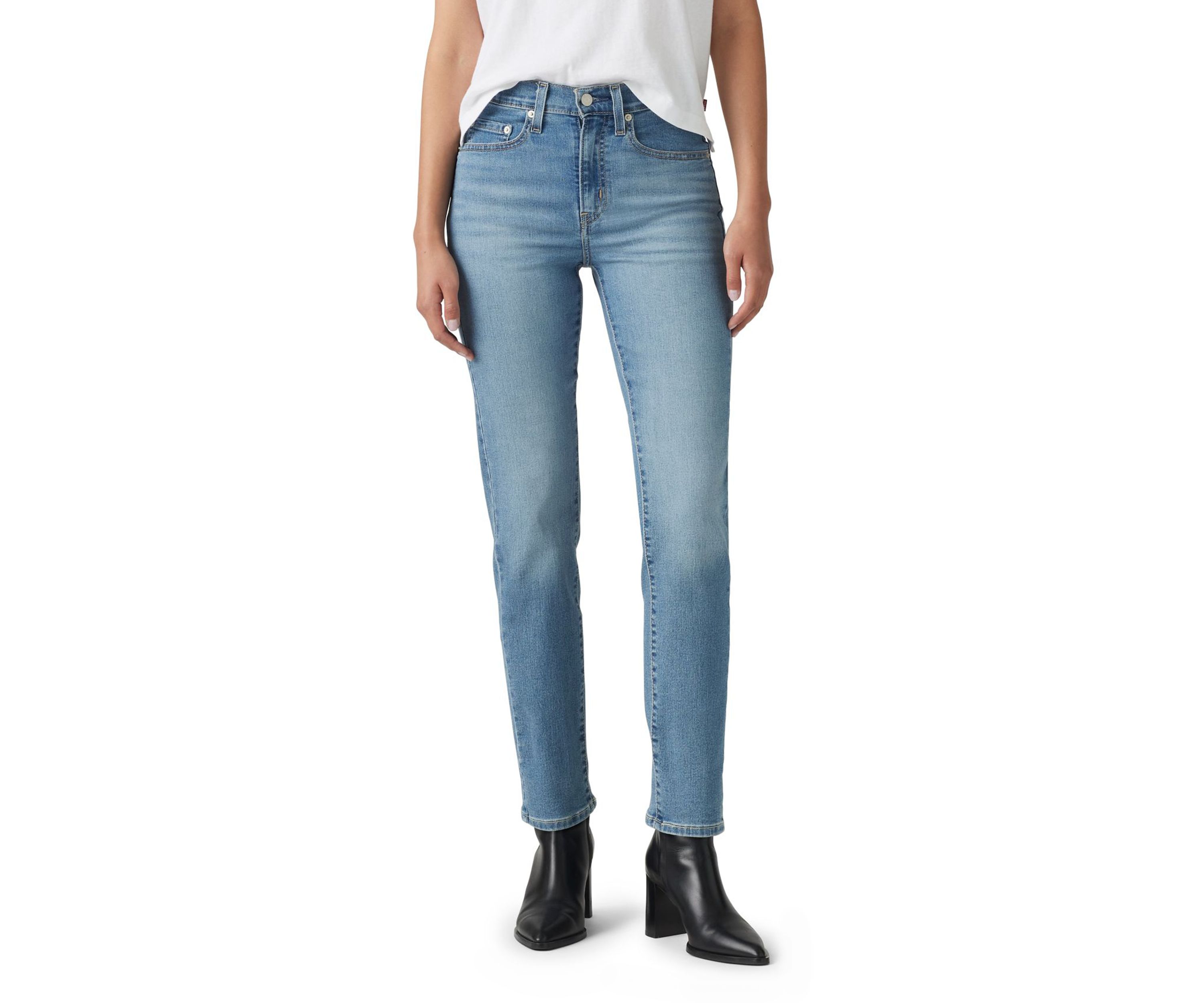Womens Mid Rise Jeans