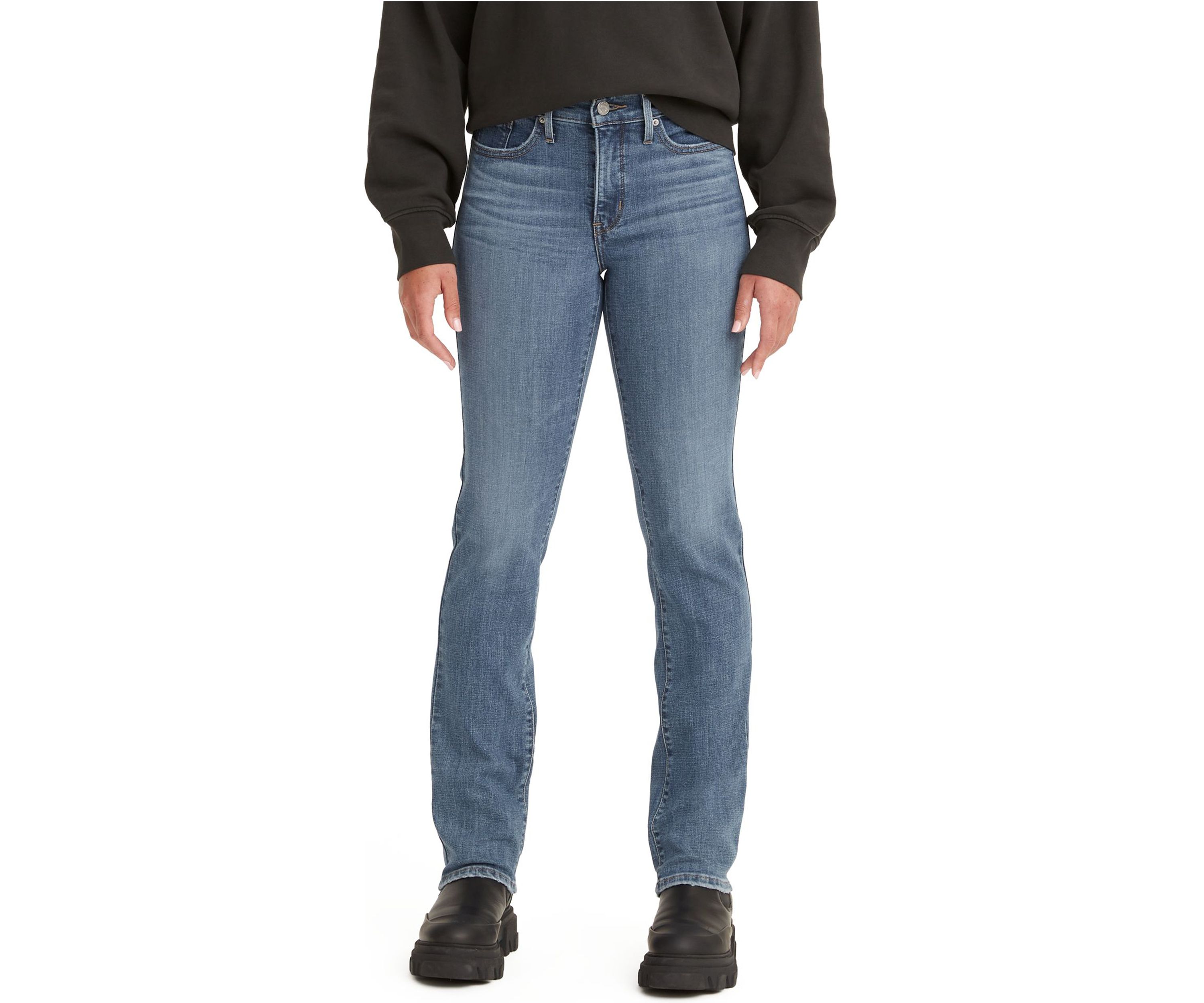 314 Shaping Straight Lapis Gem Jeans